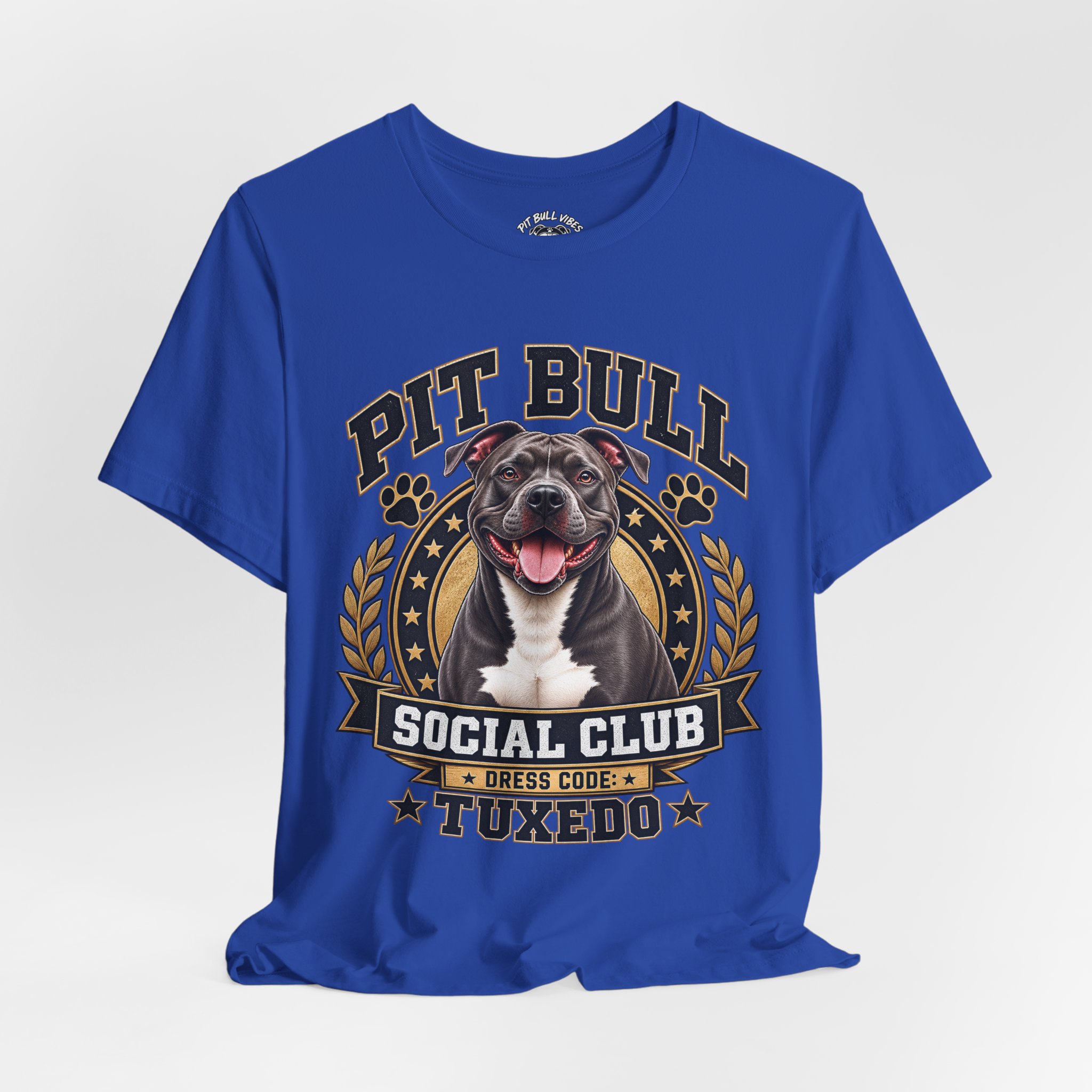 Pit Bull Social Club T-Shirt — Tuxedo Pitbull Graphic Tee - Image 16