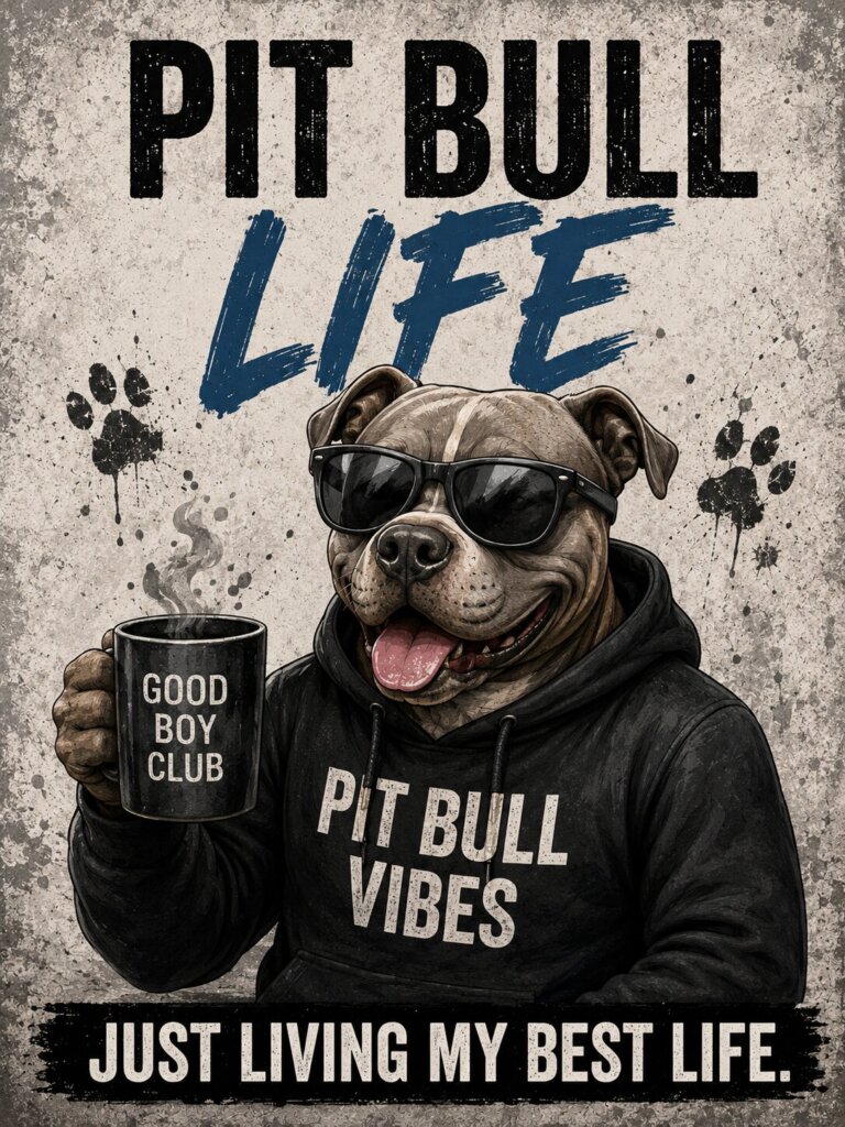 Pit Bull Life pit bull T-shirt collection
