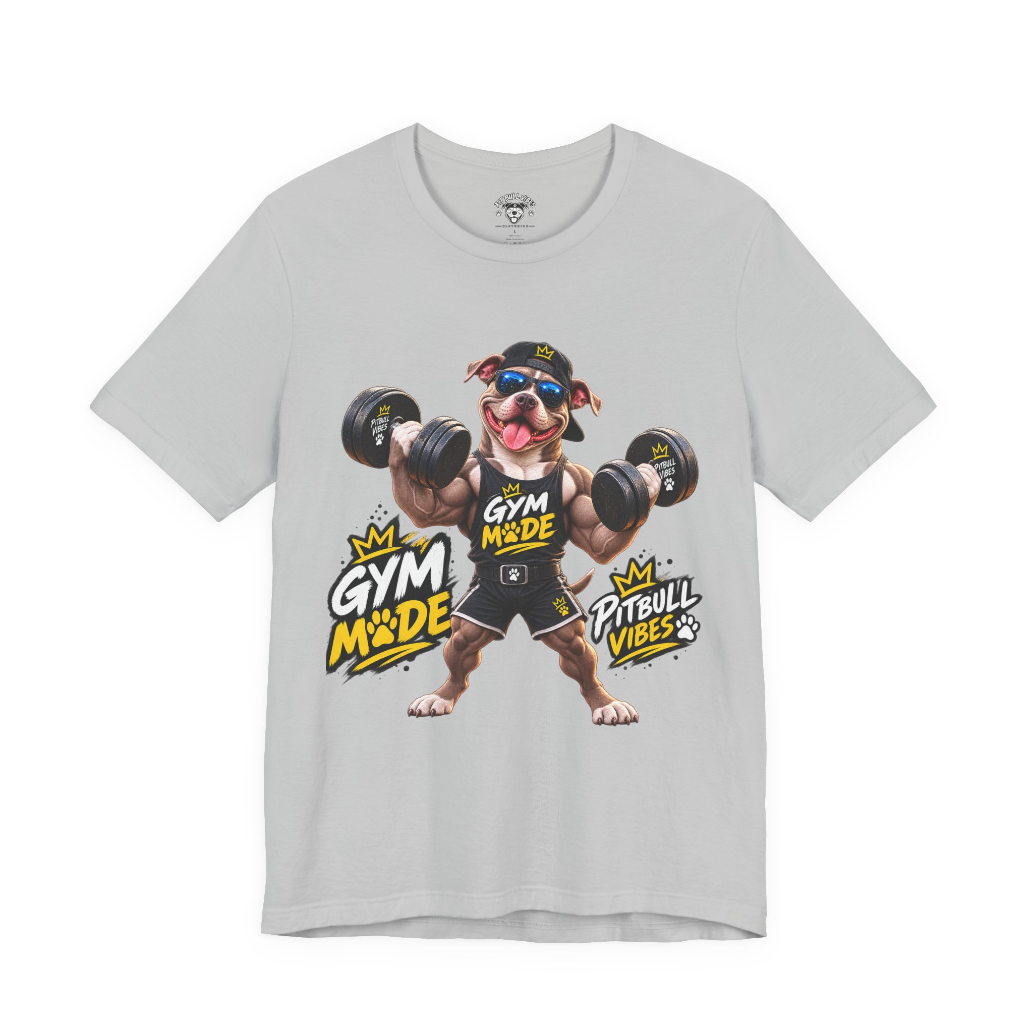 Pitbull Gym Tee — "Gym Made" Fitness Dog Shirt - Image 5