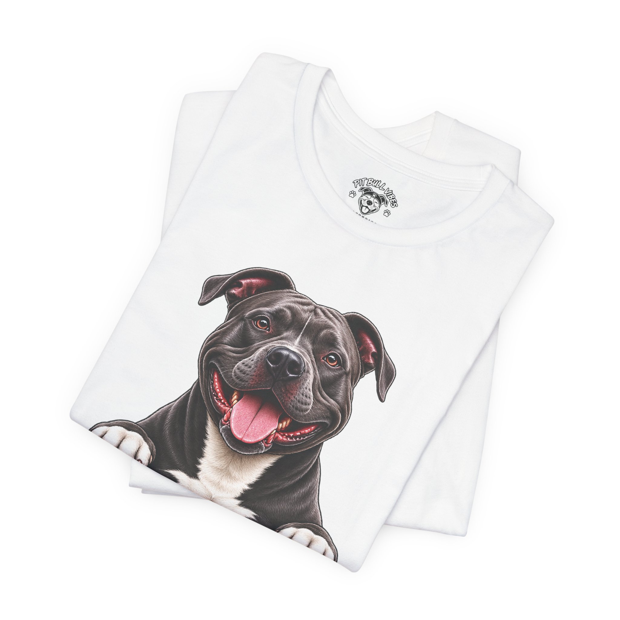 Happy Pitbull Came Dressed Better Than Me T-Shirt | Dog Lover Tee - Image 9