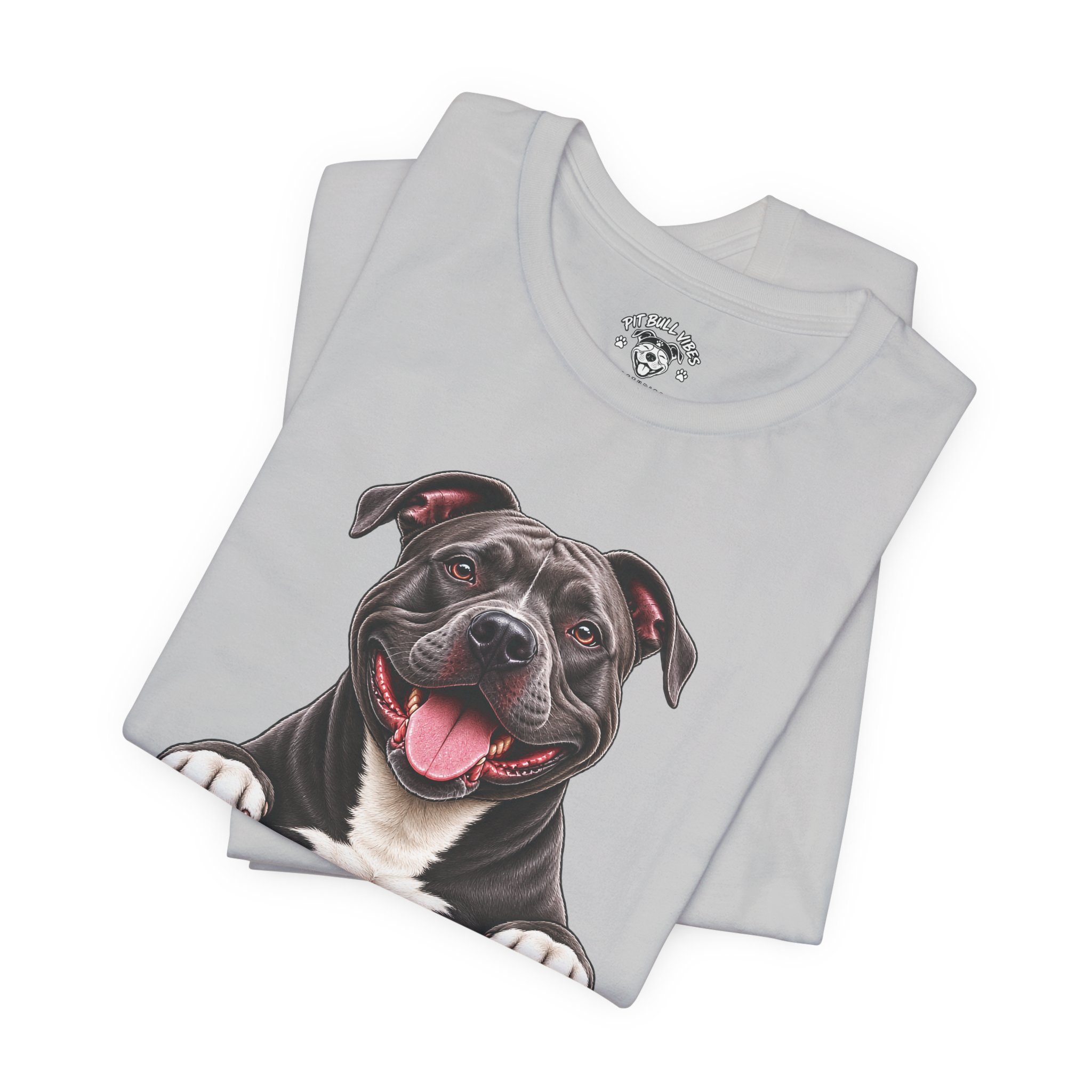 Happy Pitbull Came Dressed Better Than Me T-Shirt | Dog Lover Tee - Image 27