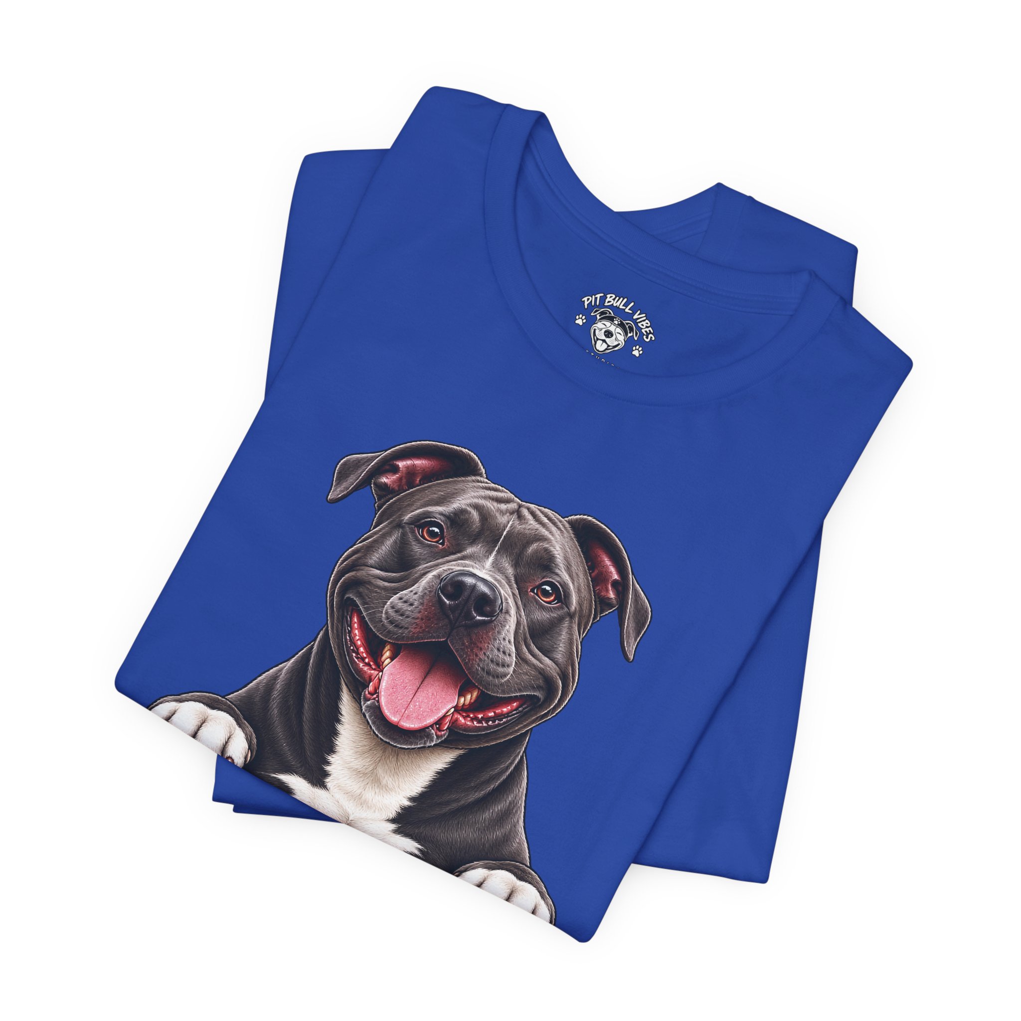 Happy Pitbull Came Dressed Better Than Me T-Shirt | Dog Lover Tee - Image 35