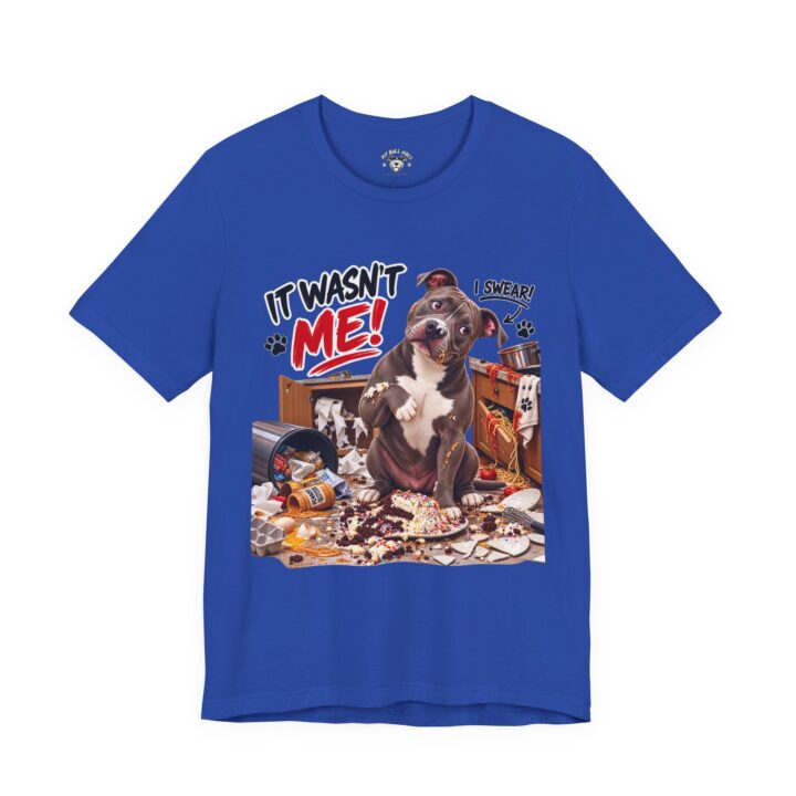 It Wasn't Me Dog T-Shirt – Funny Pet Mess Graphic Tee