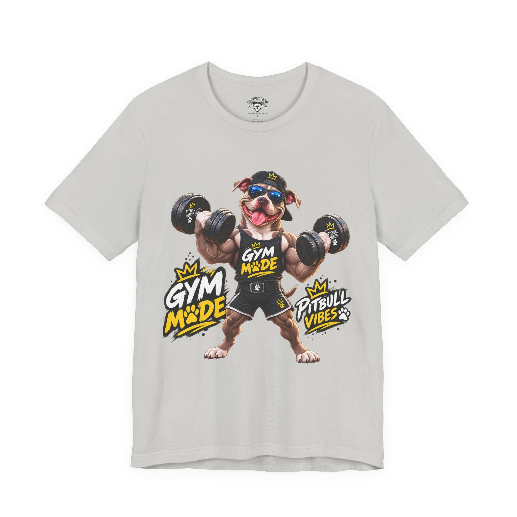 Pitbull Gym Tee — "Gym Made" Fitness Dog Shirt - Image 13