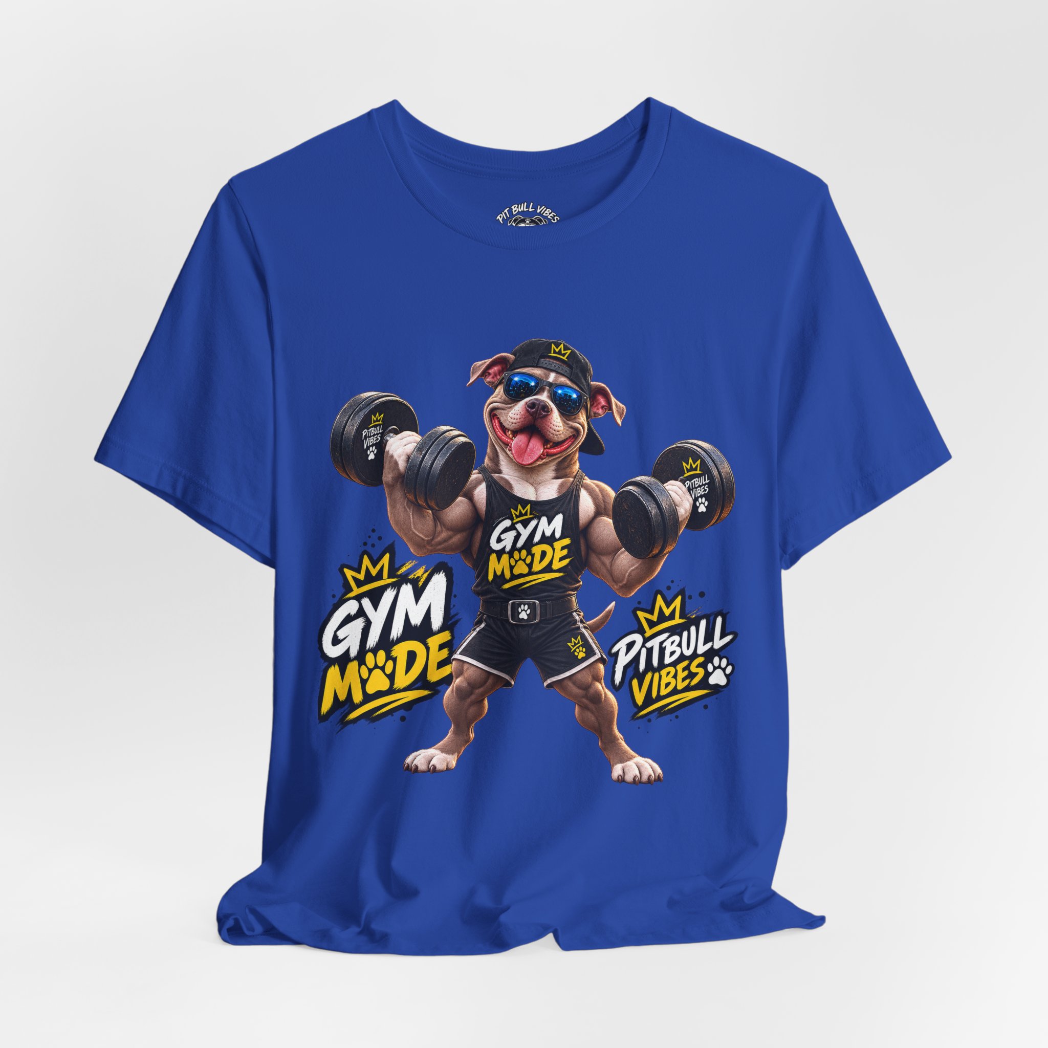 Pitbull Gym Tee — "Gym Made" Fitness Dog Shirt - Image 20
