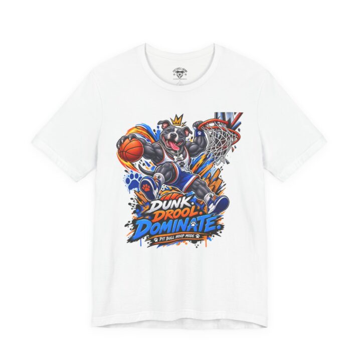 Basketball Bear Dunk Tee — "Dunk, Drool, Dominate" Graphic T-Shirt