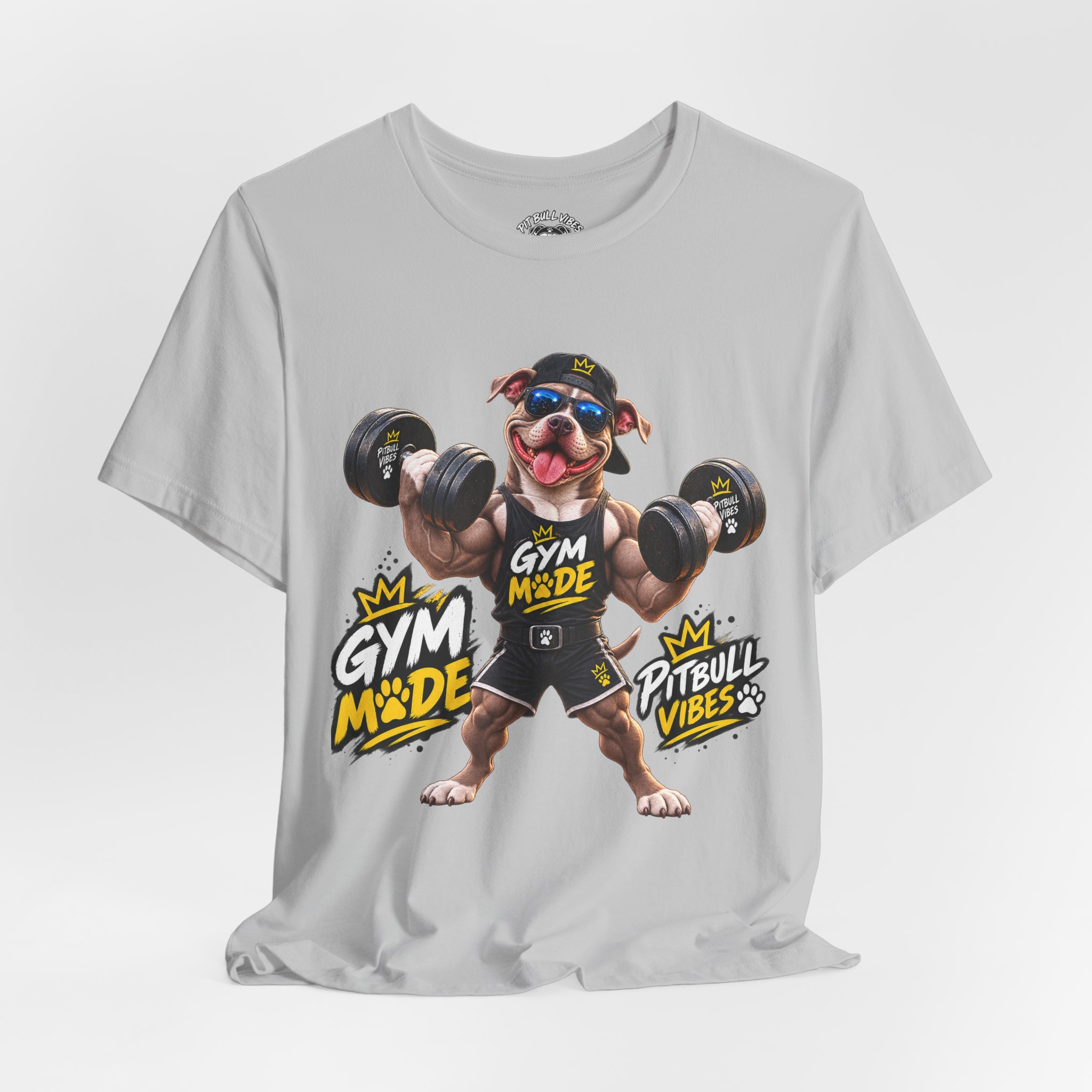 Pitbull Gym Tee — "Gym Made" Fitness Dog Shirt - Image 8