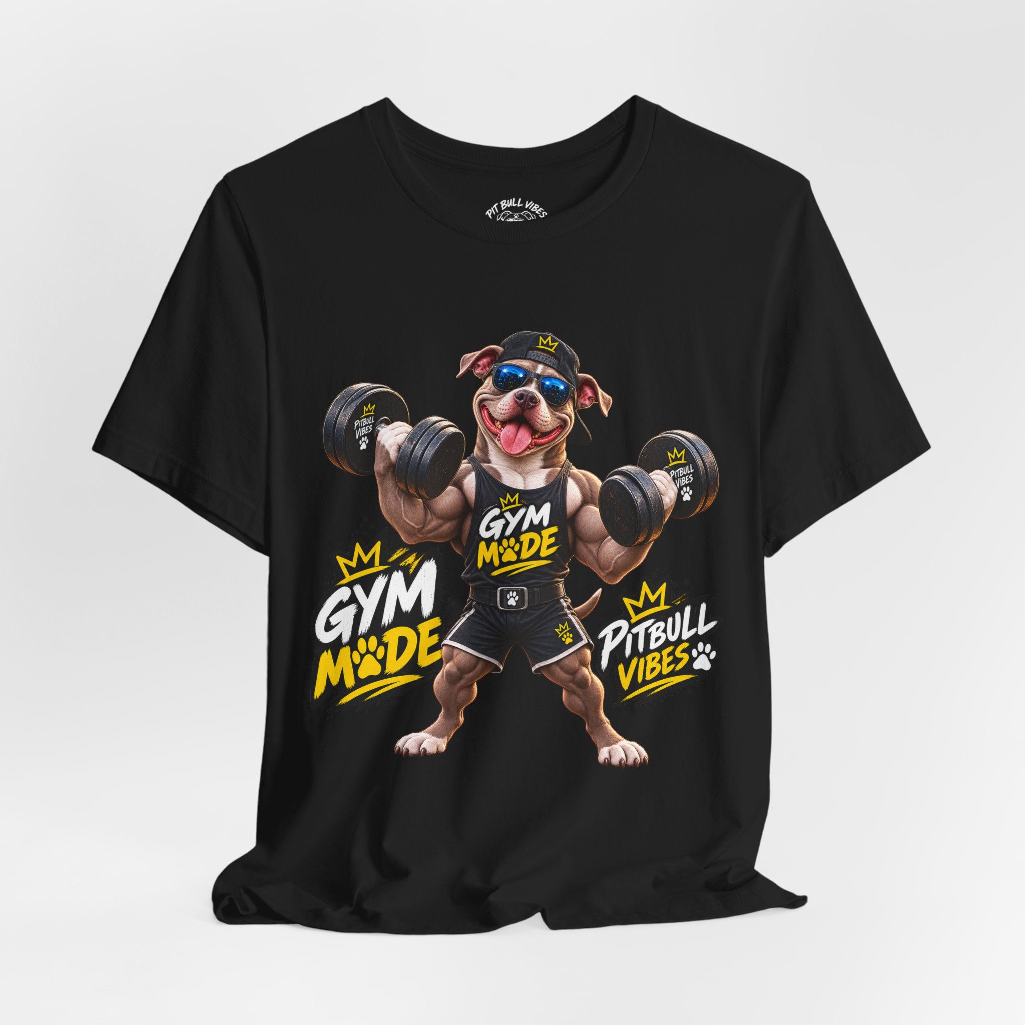 Pitbull Gym Tee — "Gym Made" Fitness Dog Shirt - Image 12