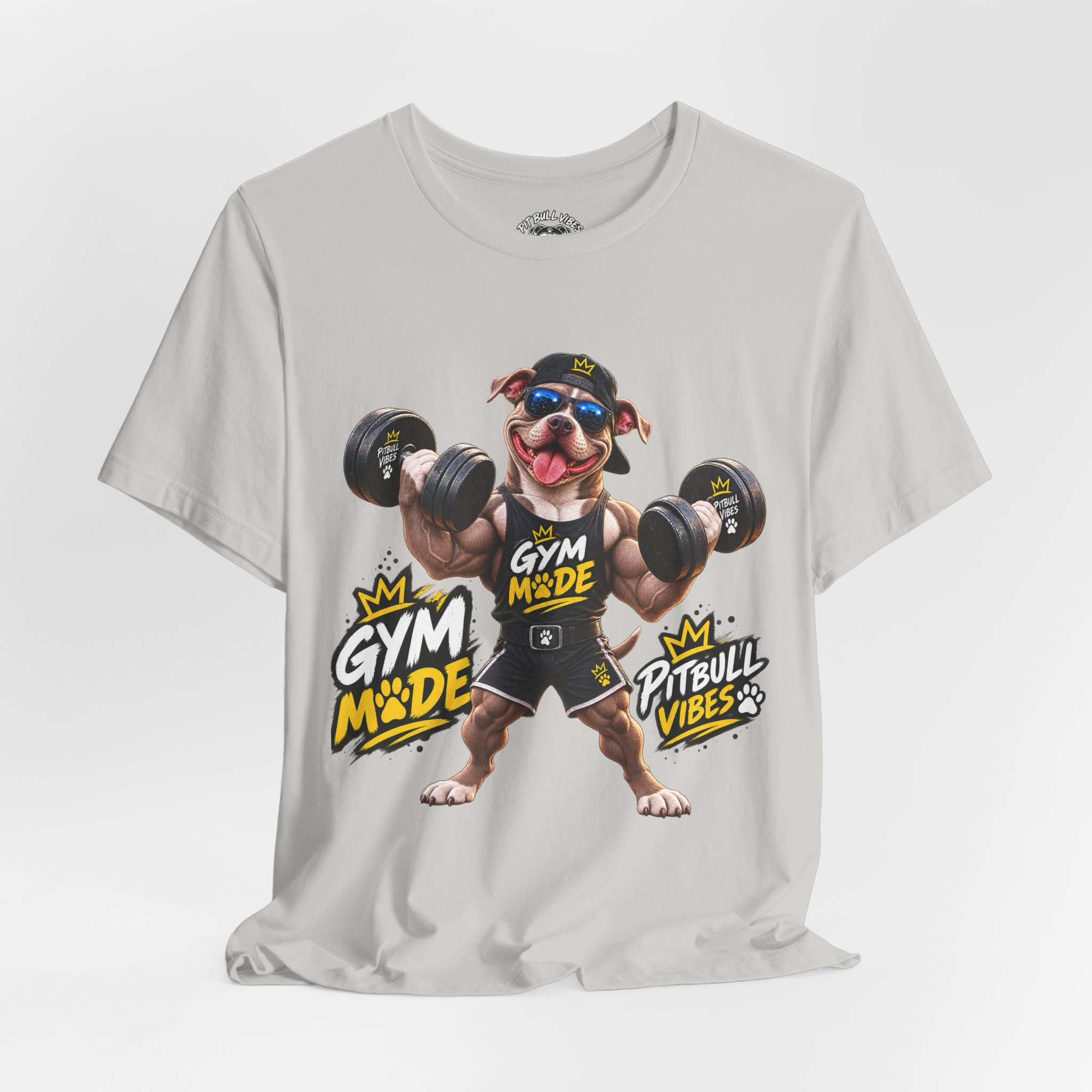 Pitbull Gym Tee — "Gym Made" Fitness Dog Shirt - Image 16