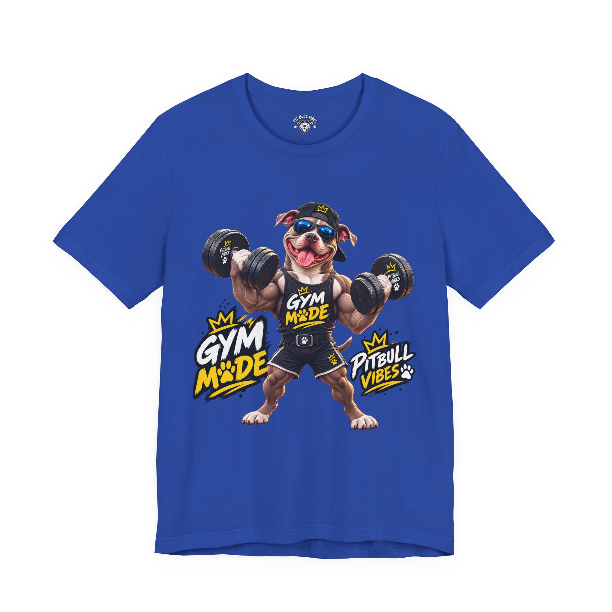 Pitbull Gym Tee — "Gym Made" Fitness Dog Shirt - Image 17