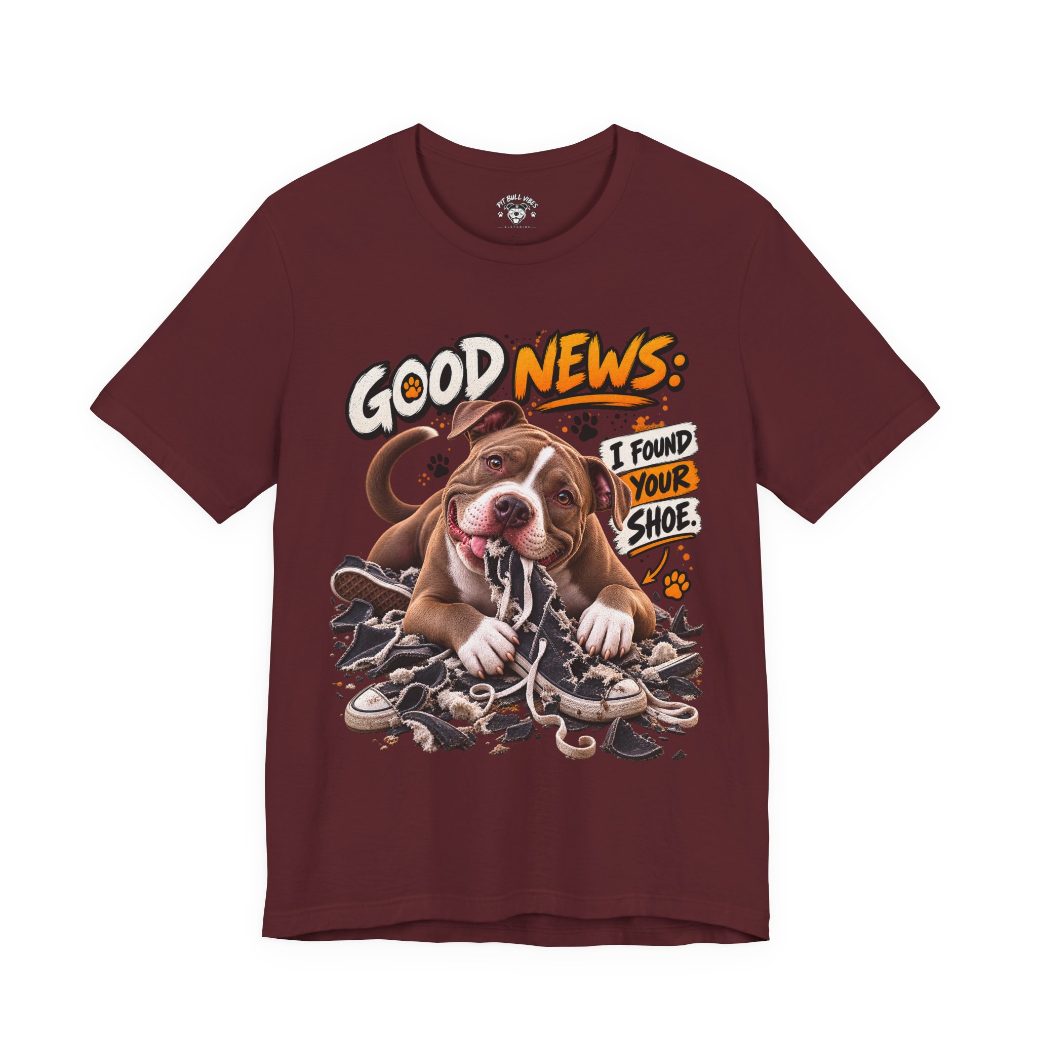 T‑Shirt - "Good News: I Found Your Shoe" Playful Puppy Graphic Tee - Image 25
