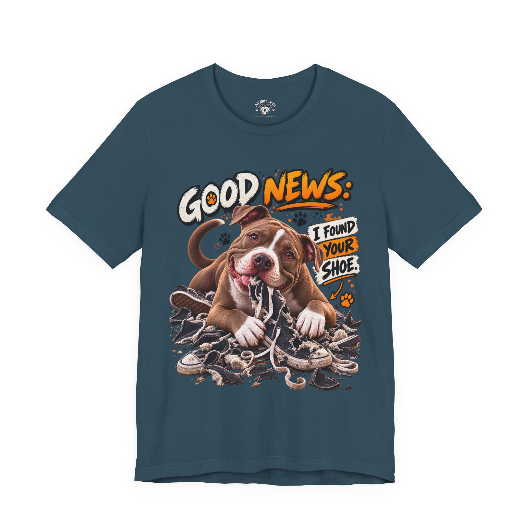 T‑Shirt - "Good News: I Found Your Shoe" Playful Puppy Graphic Tee - Image 21