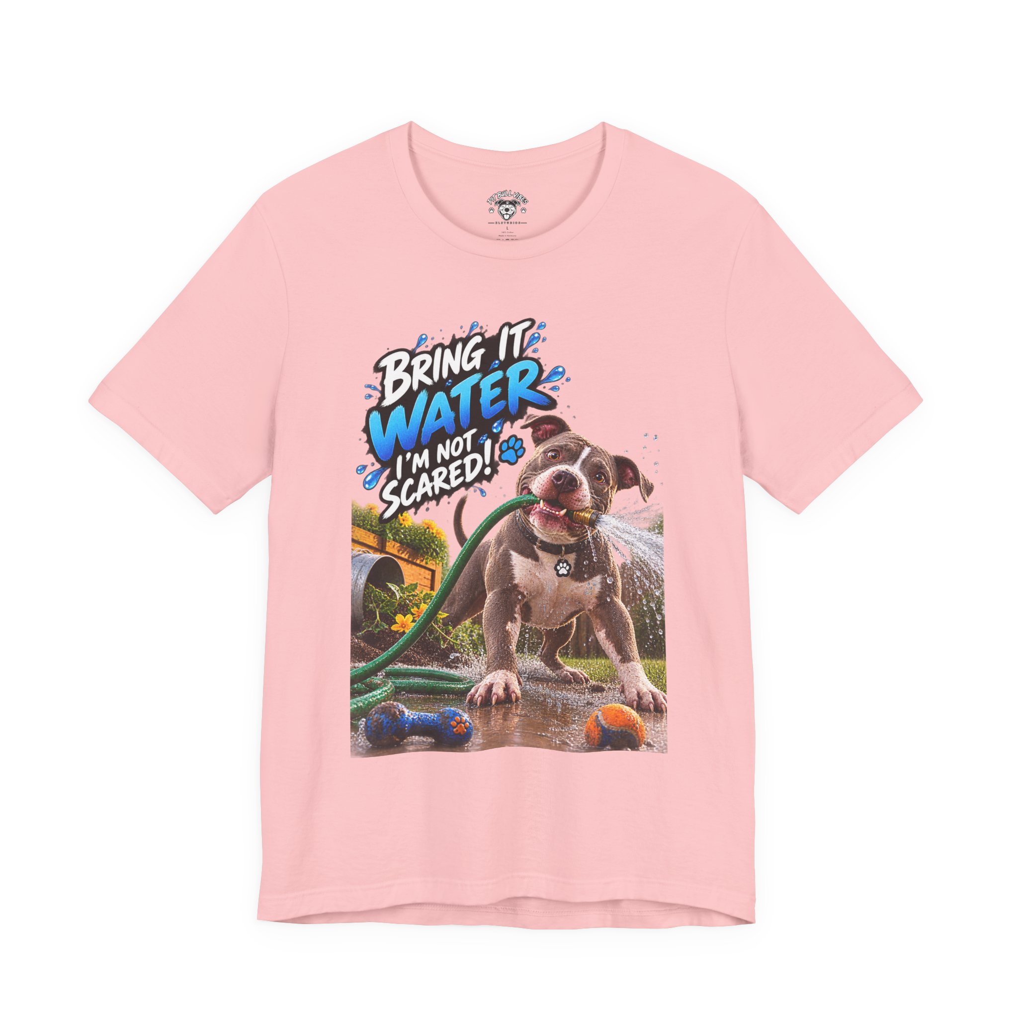 Bring It, Water! Dog Graphic Tee — "Bring It: Water I'm Not Scared" Shirt - Image 33