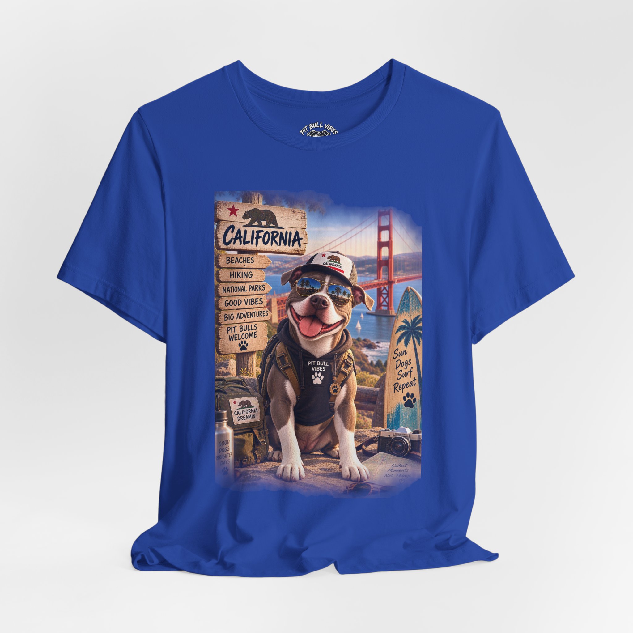 California Pup Graphic Tee — Cute Dog Golden Gate Souvenir T-Shirt - Image 20
