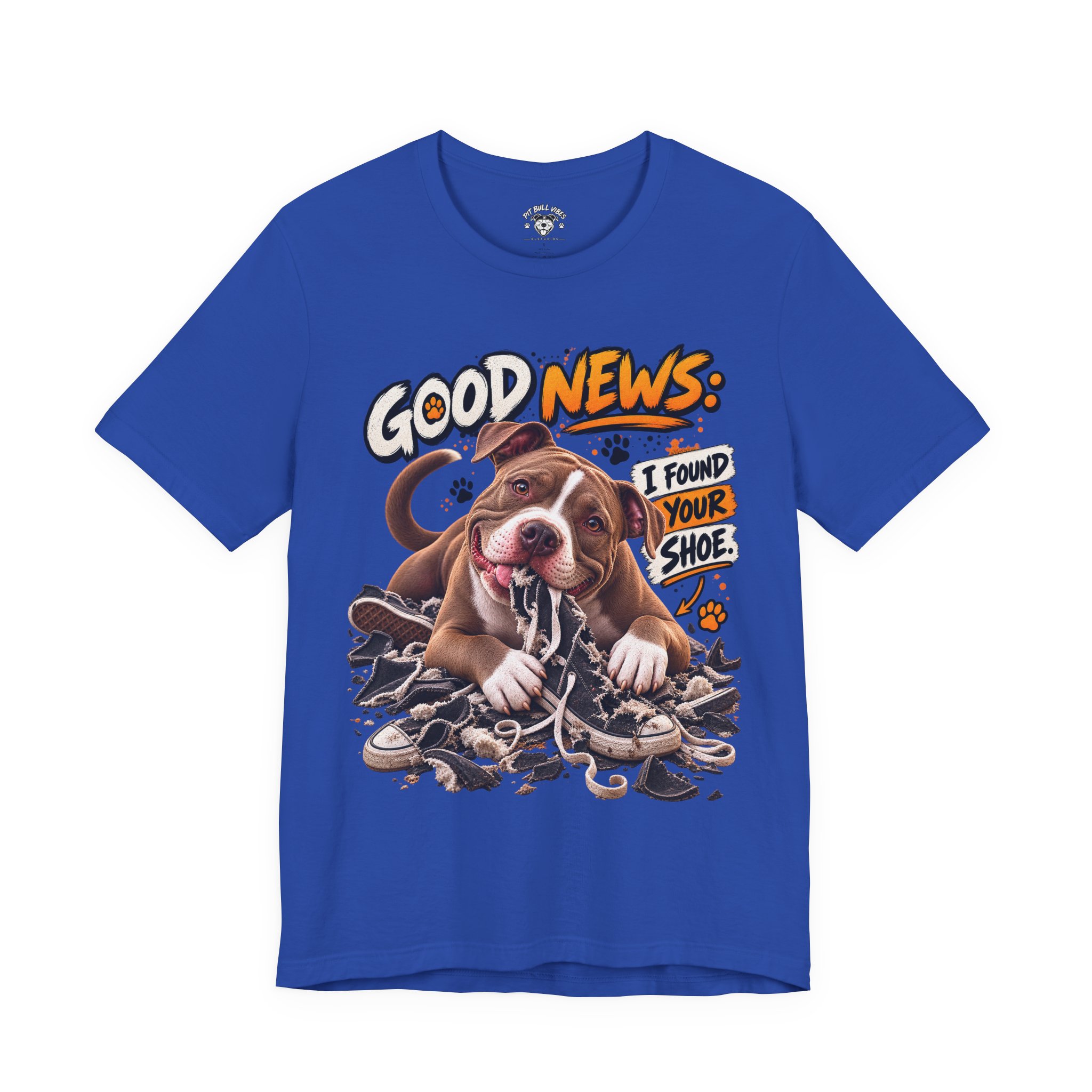T‑Shirt - "Good News: I Found Your Shoe" Playful Puppy Graphic Tee - Image 6