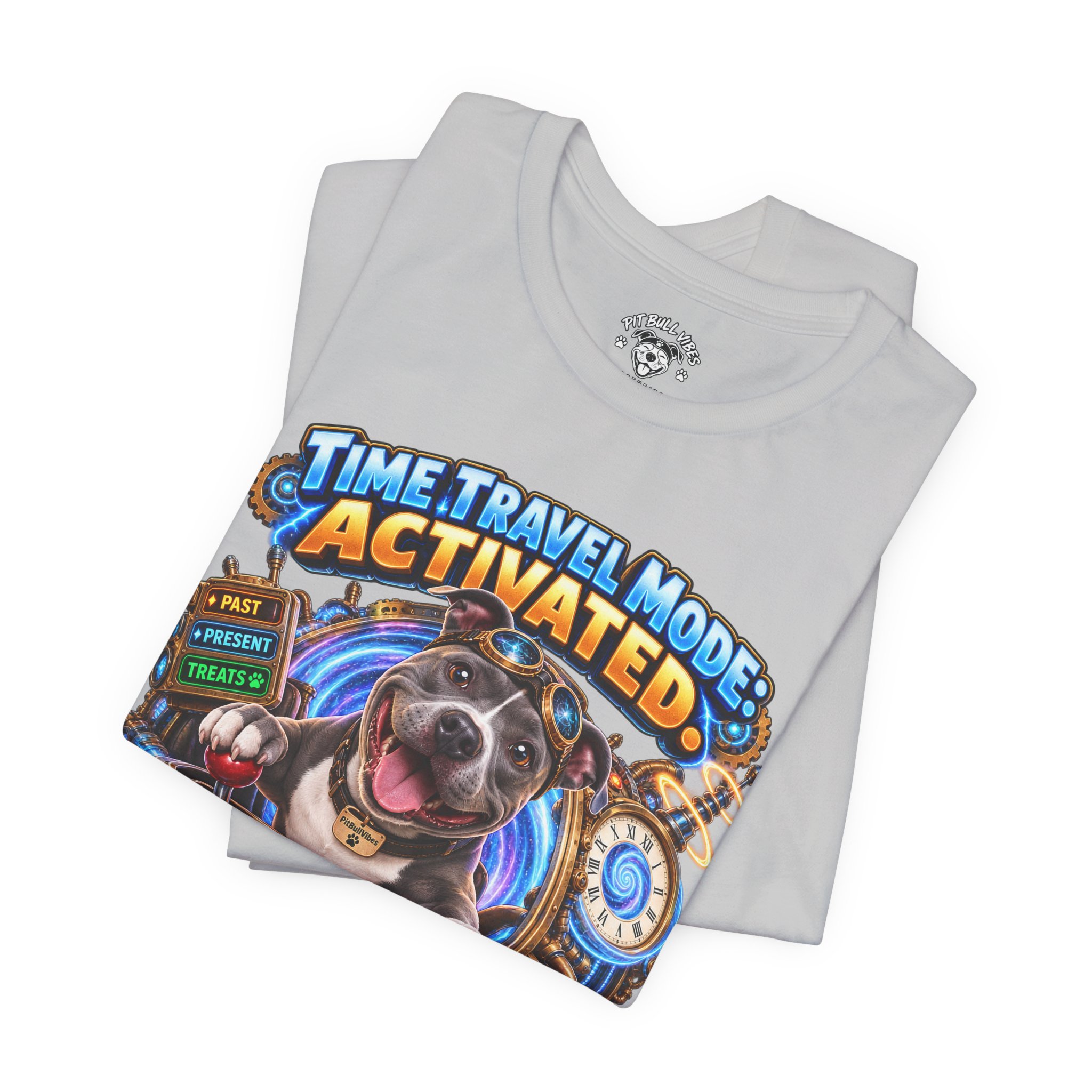 Time Travel Mode Activated Dog Tee — "I Came for the Future Treats" - Image 11