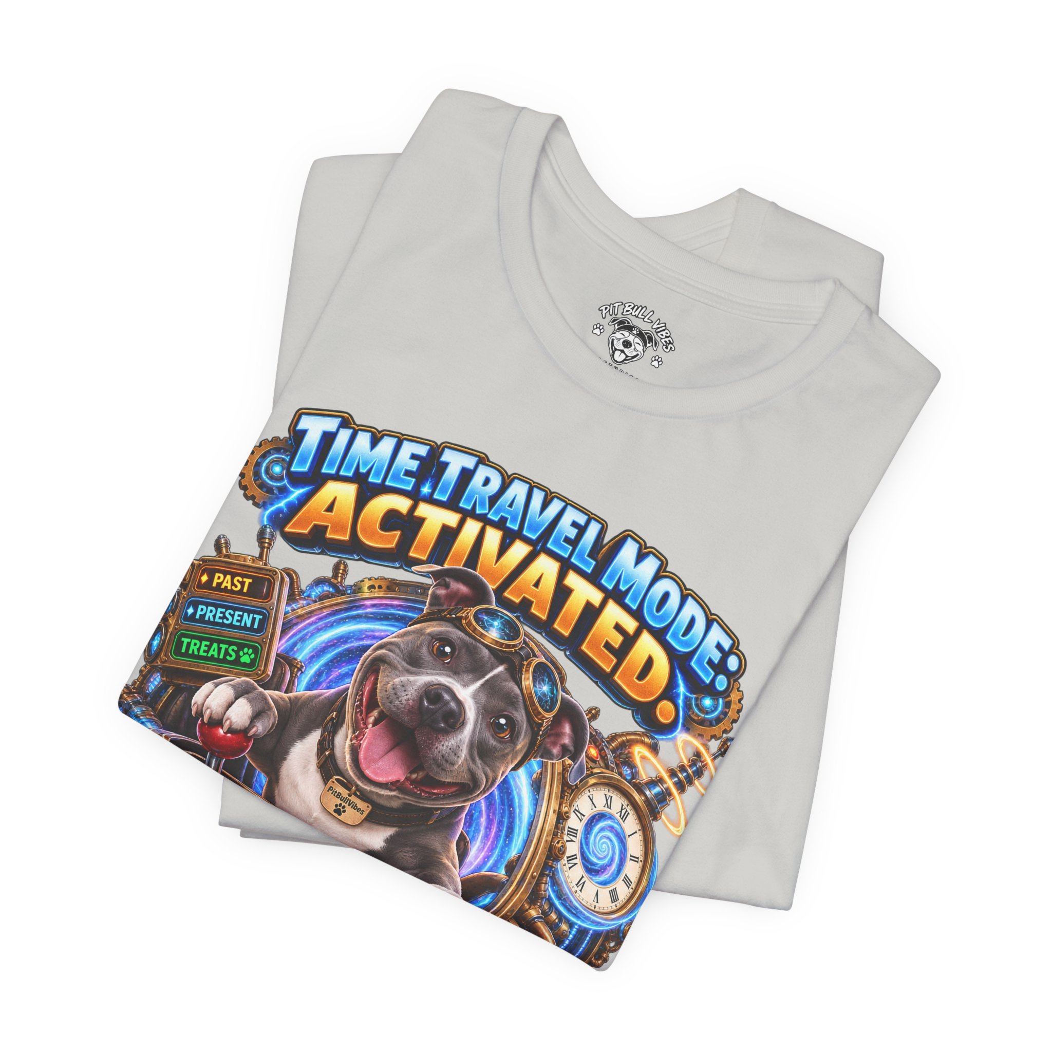 Time Travel Mode Activated Dog Tee — "I Came for the Future Treats" - Image 15