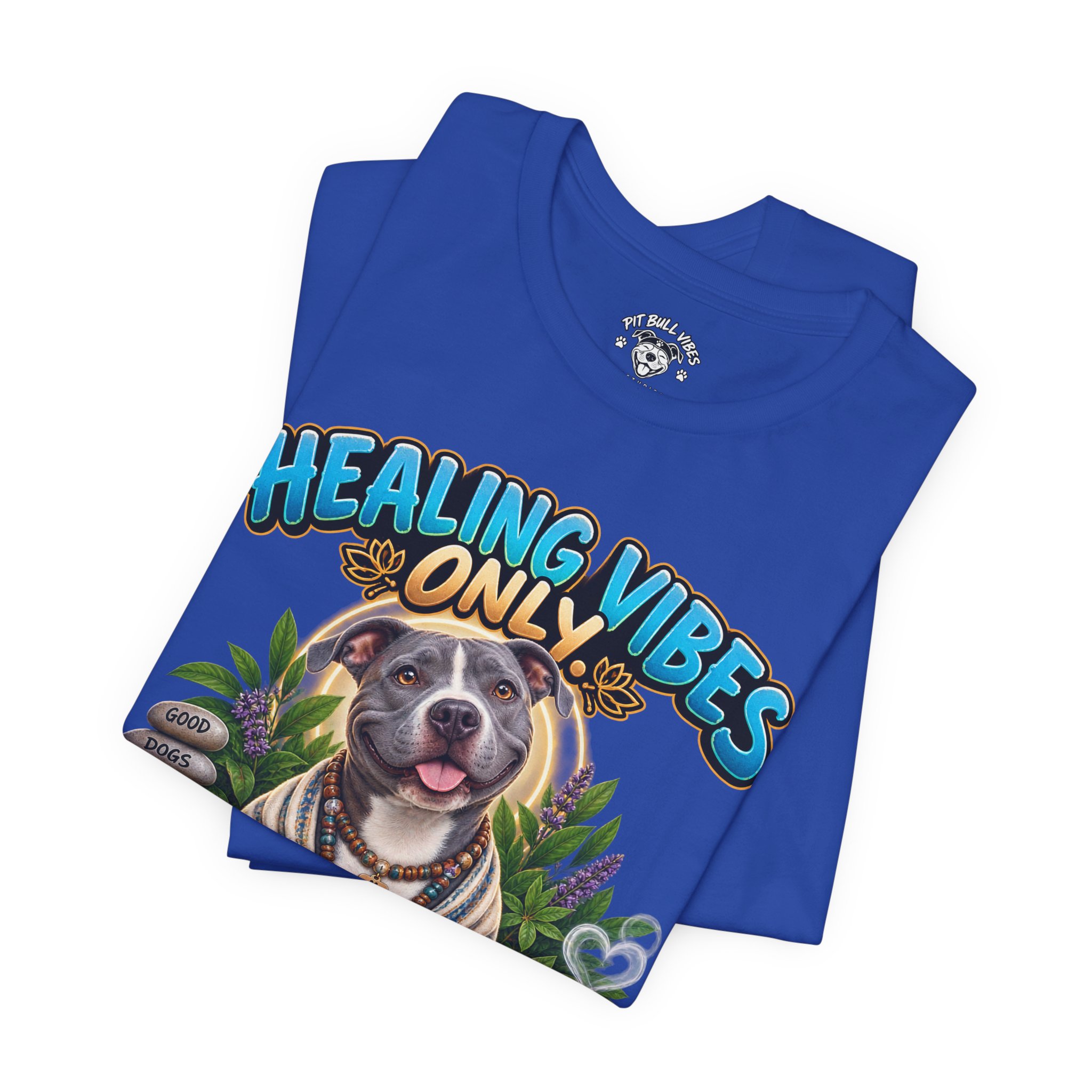 Healing Vibes Only Tee — "Negative Energy Out, Treats In" Dog Graphic T‑Shirt - Image 19