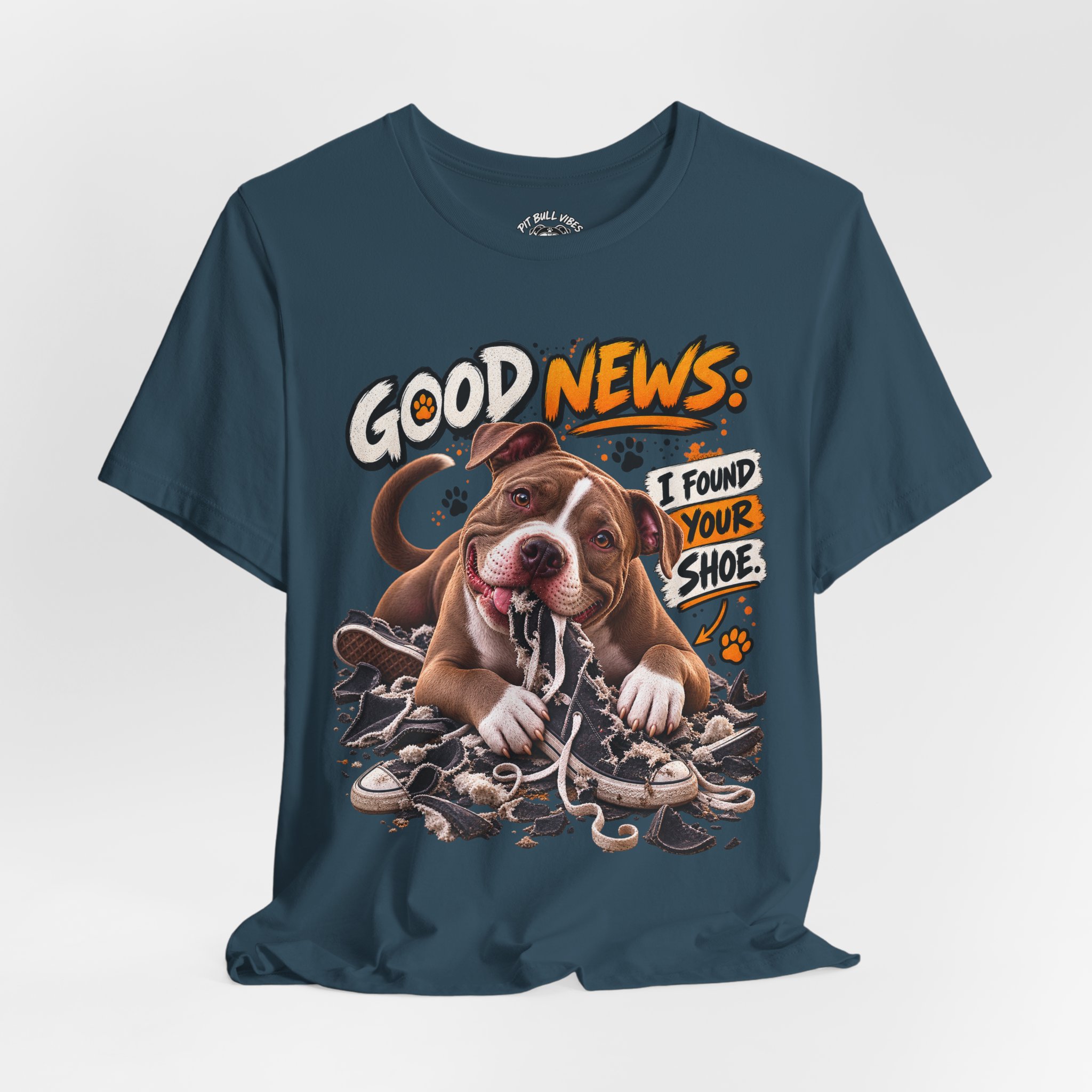 T‑Shirt - "Good News: I Found Your Shoe" Playful Puppy Graphic Tee - Image 24