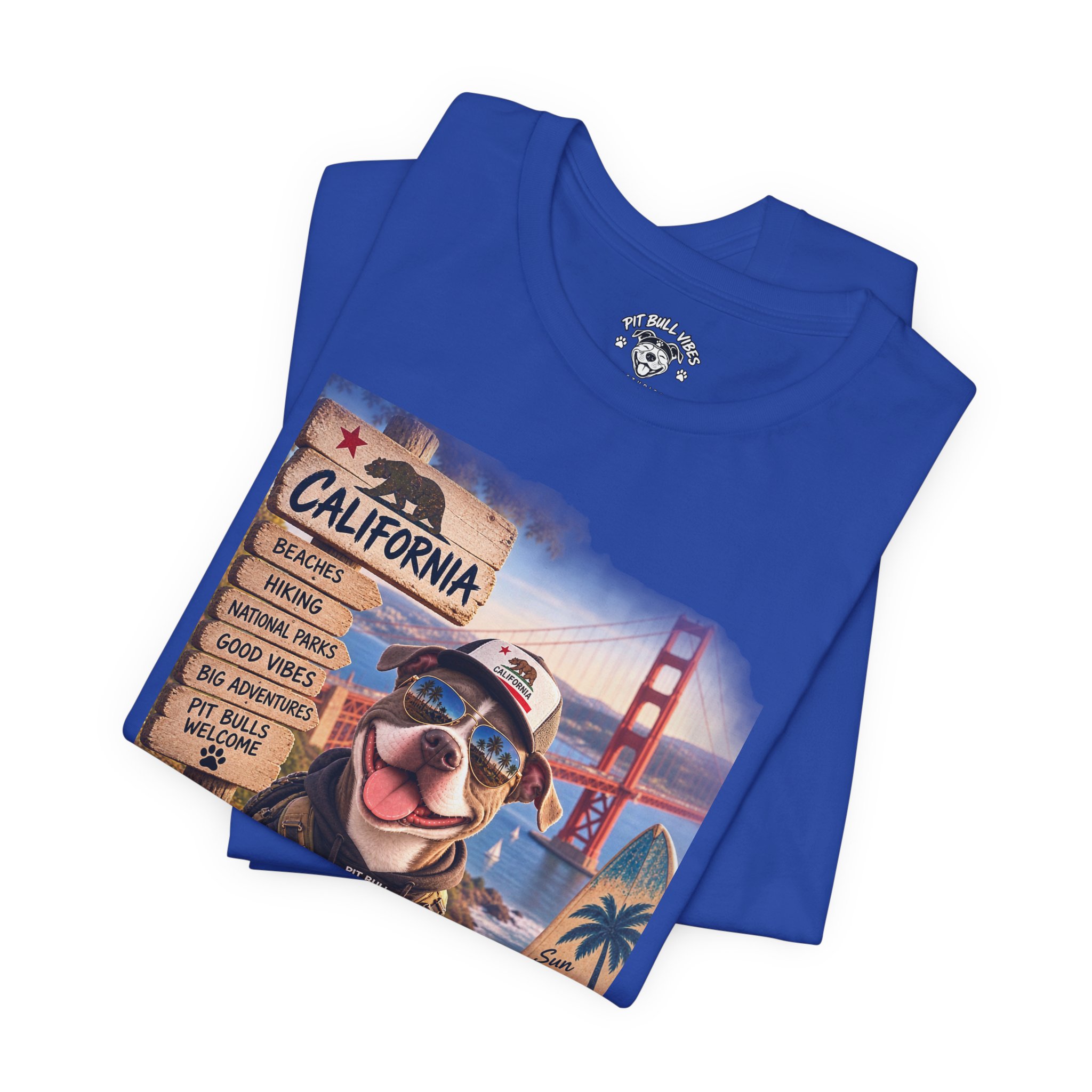California Pup Graphic Tee — Cute Dog Golden Gate Souvenir T-Shirt - Image 19