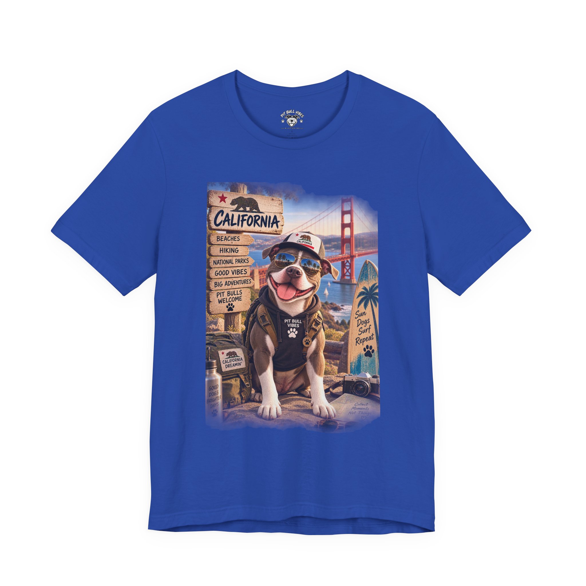 California Pup Graphic Tee — Cute Dog Golden Gate Souvenir T-Shirt - Image 17