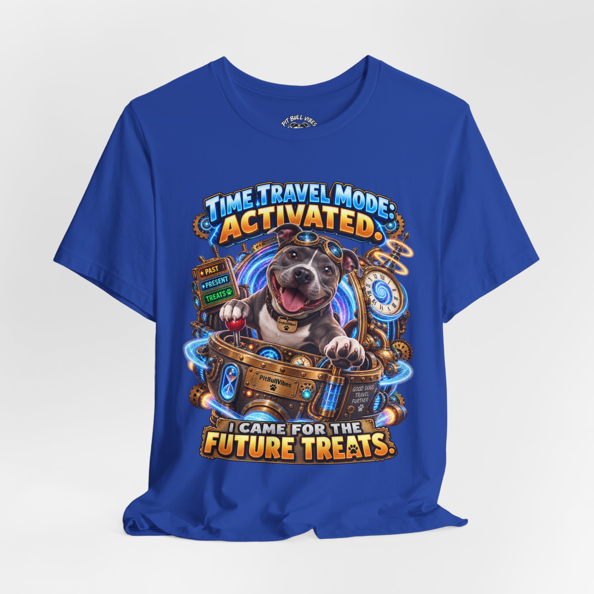 Time Travel Mode Activated Dog Tee — "I Came for the Future Treats" - Image 20