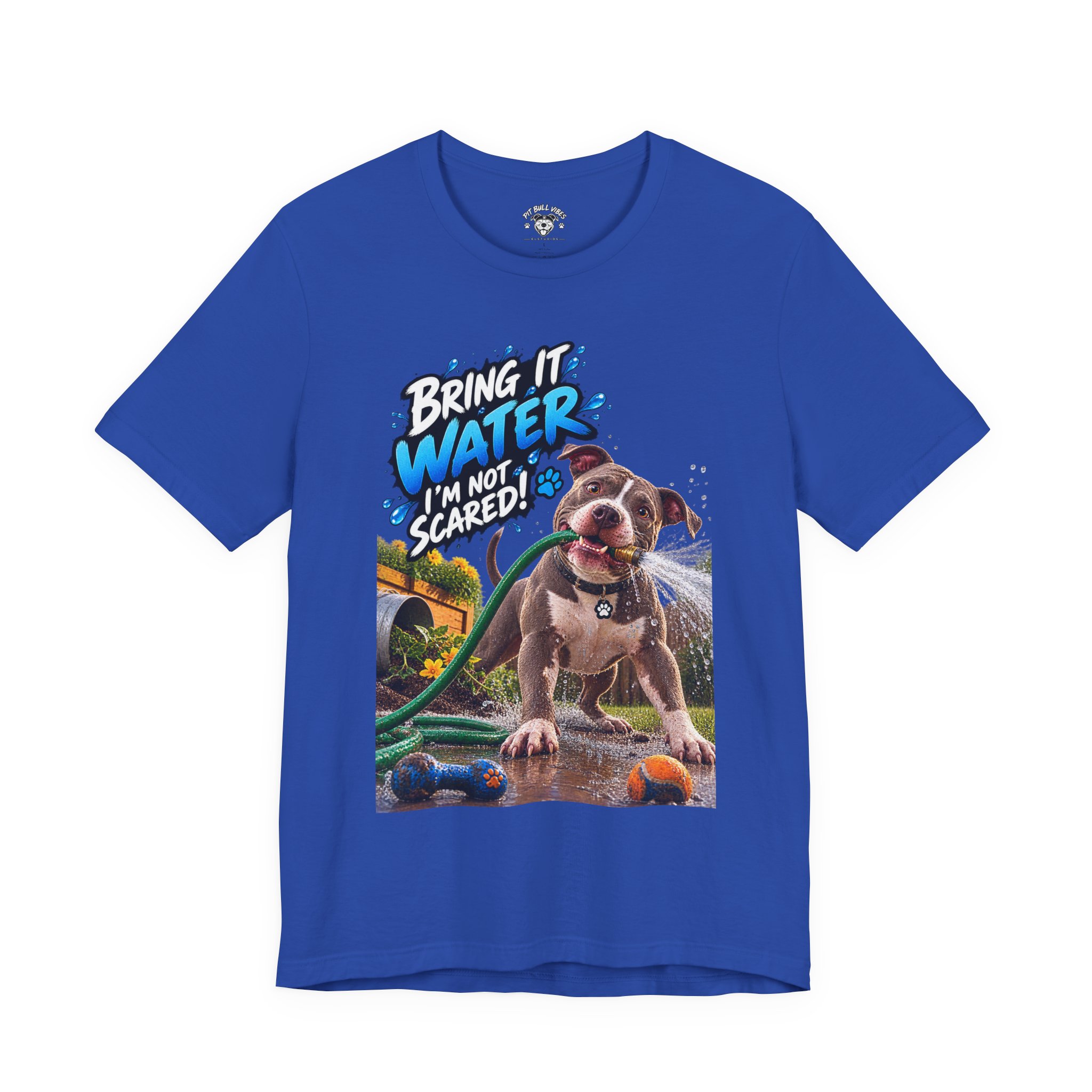 Bring It, Water! Dog Graphic Tee — "Bring It: Water I'm Not Scared" Shirt - Image 21