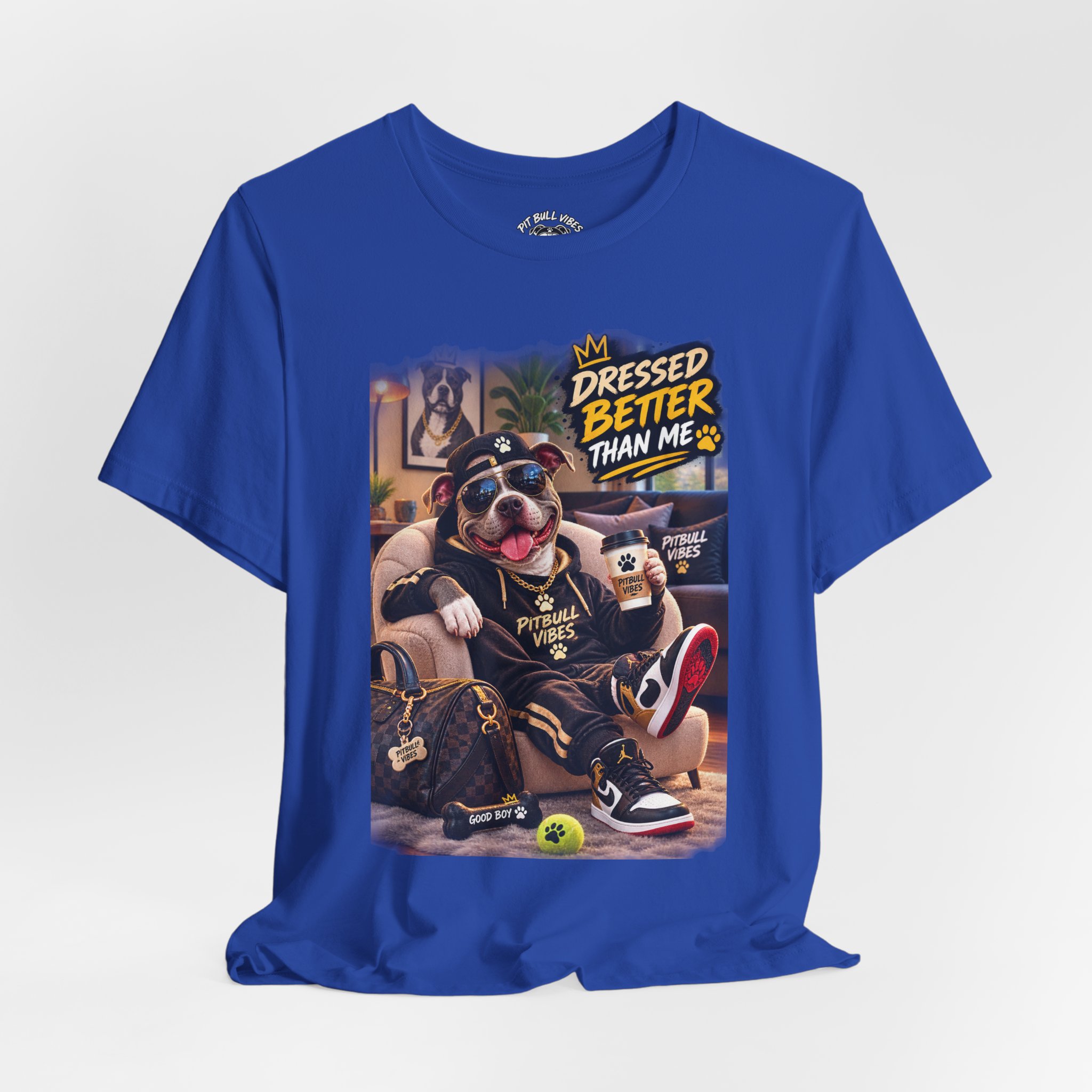 Graphic Tee - "Dressed Better Than Me" Stylish Pug Design - Image 20