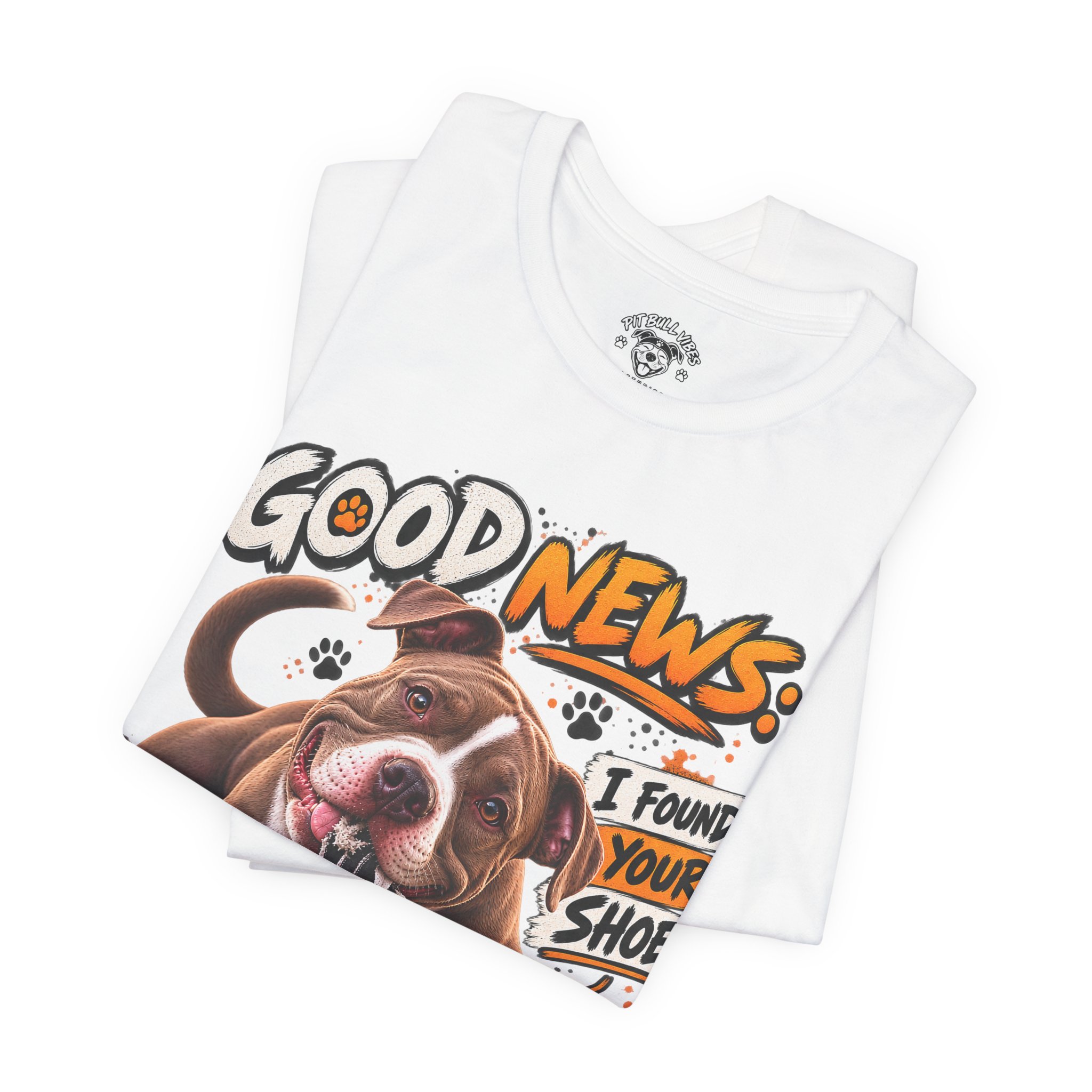 T‑Shirt - "Good News: I Found Your Shoe" Playful Puppy Graphic Tee - Image 11