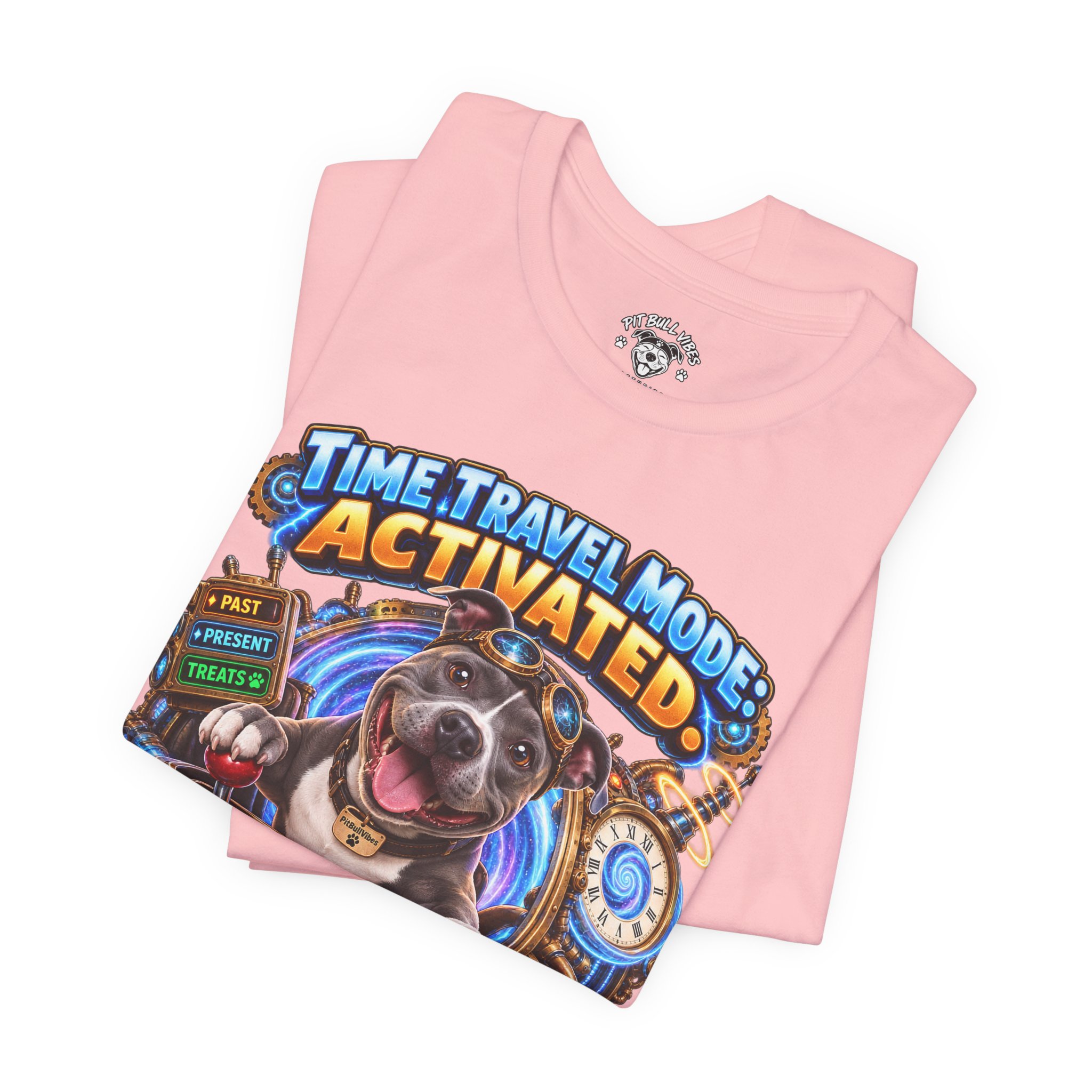 Time Travel Mode Activated Dog Tee — "I Came for the Future Treats" - Image 35