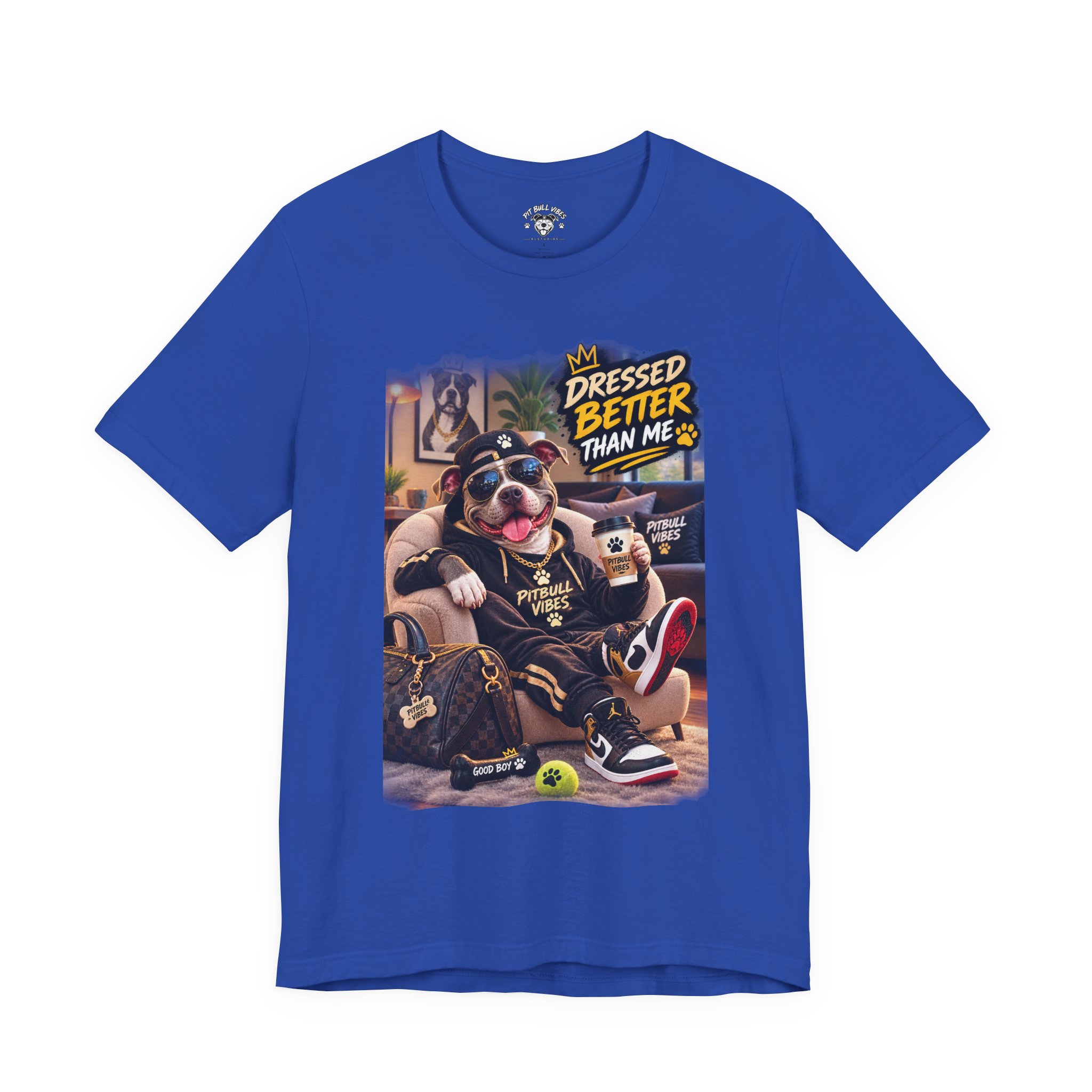 Graphic Tee - "Dressed Better Than Me" Stylish Pug Design - Image 17