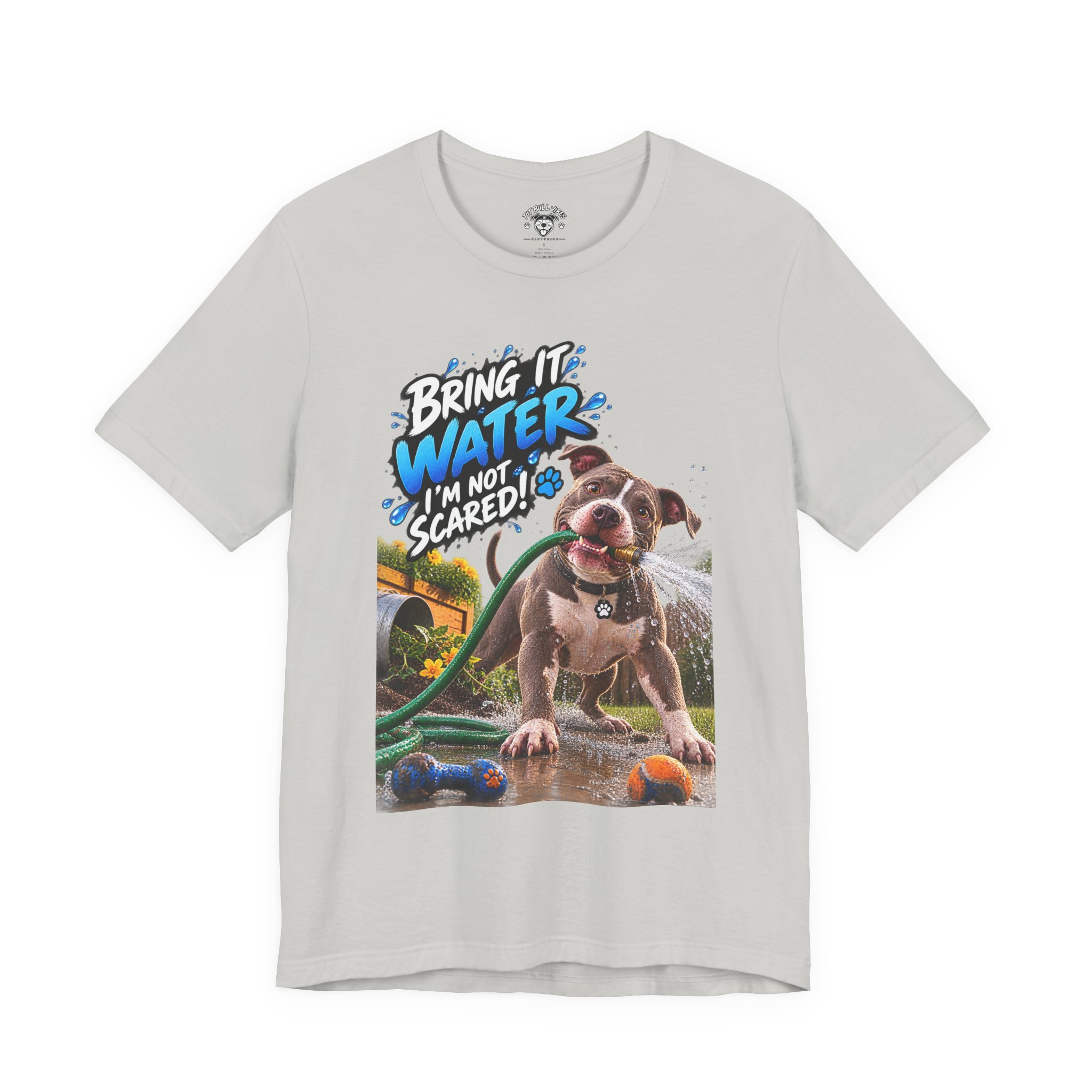Bring It, Water! Dog Graphic Tee — "Bring It: Water I'm Not Scared" Shirt - Image 17