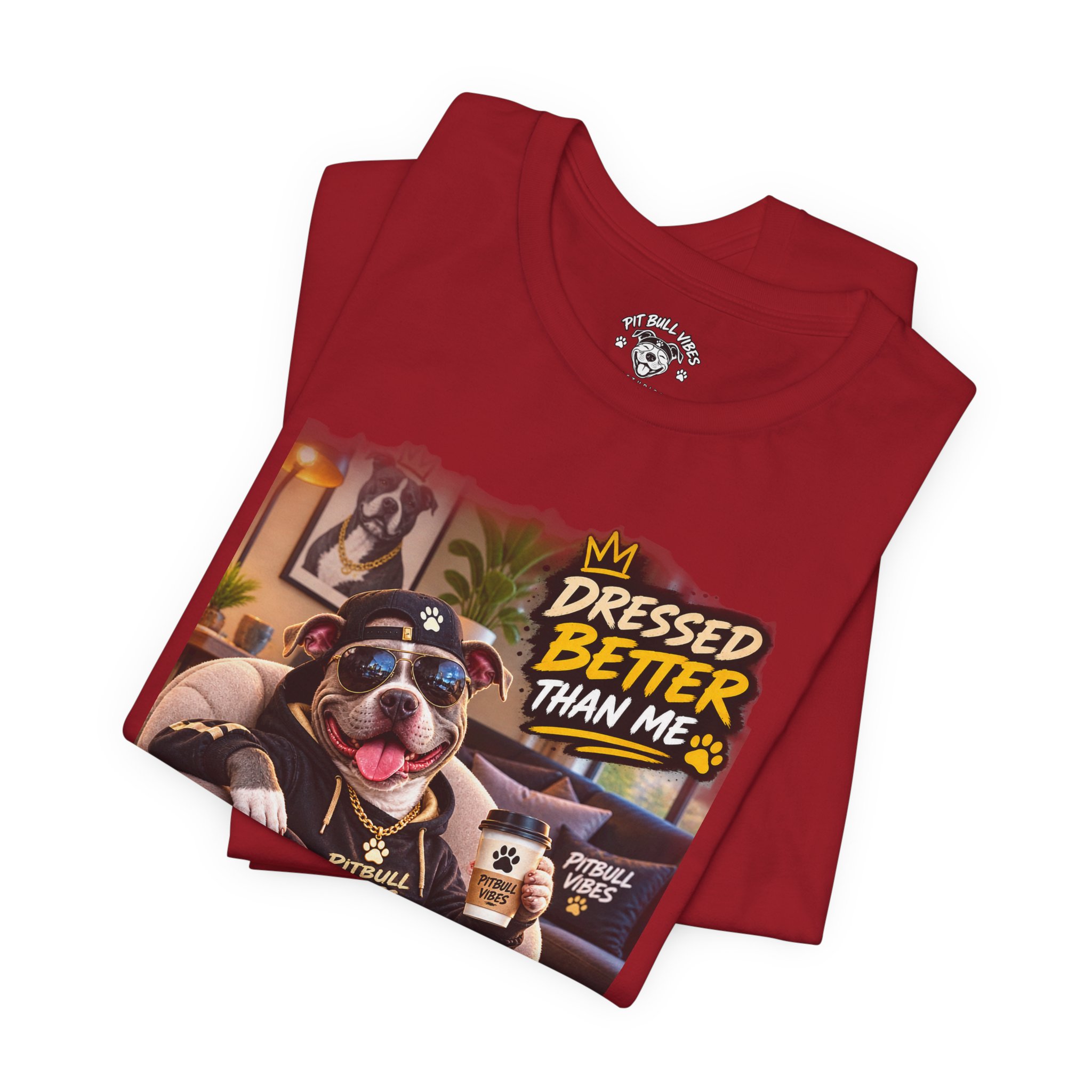 Graphic Tee - "Dressed Better Than Me" Stylish Pug Design - Image 39