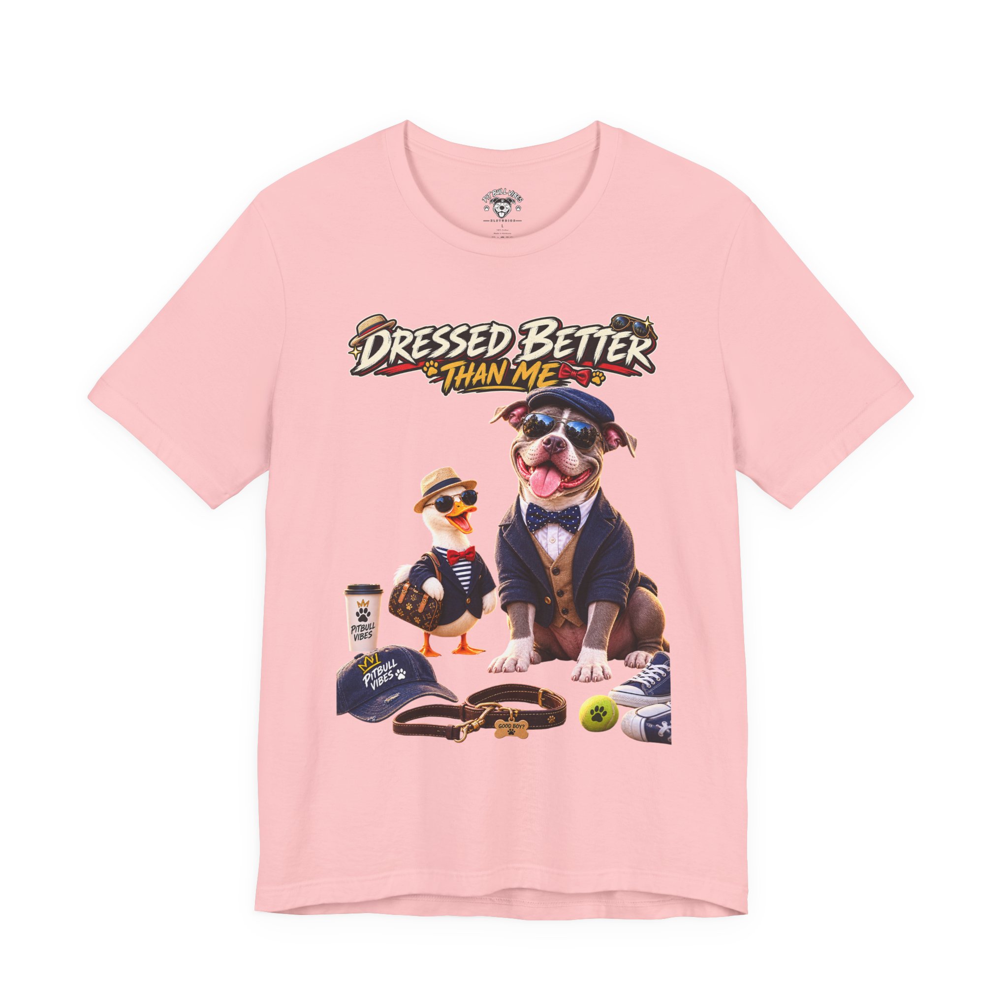 Graphic Tee - "Dressed Better Than Me" Funny Dog & Duck Outfit Design - Image 33