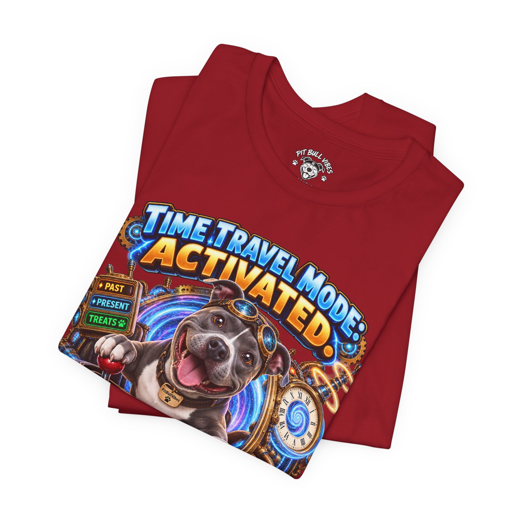 Time Travel Mode Activated Dog Tee — "I Came for the Future Treats" - Image 39