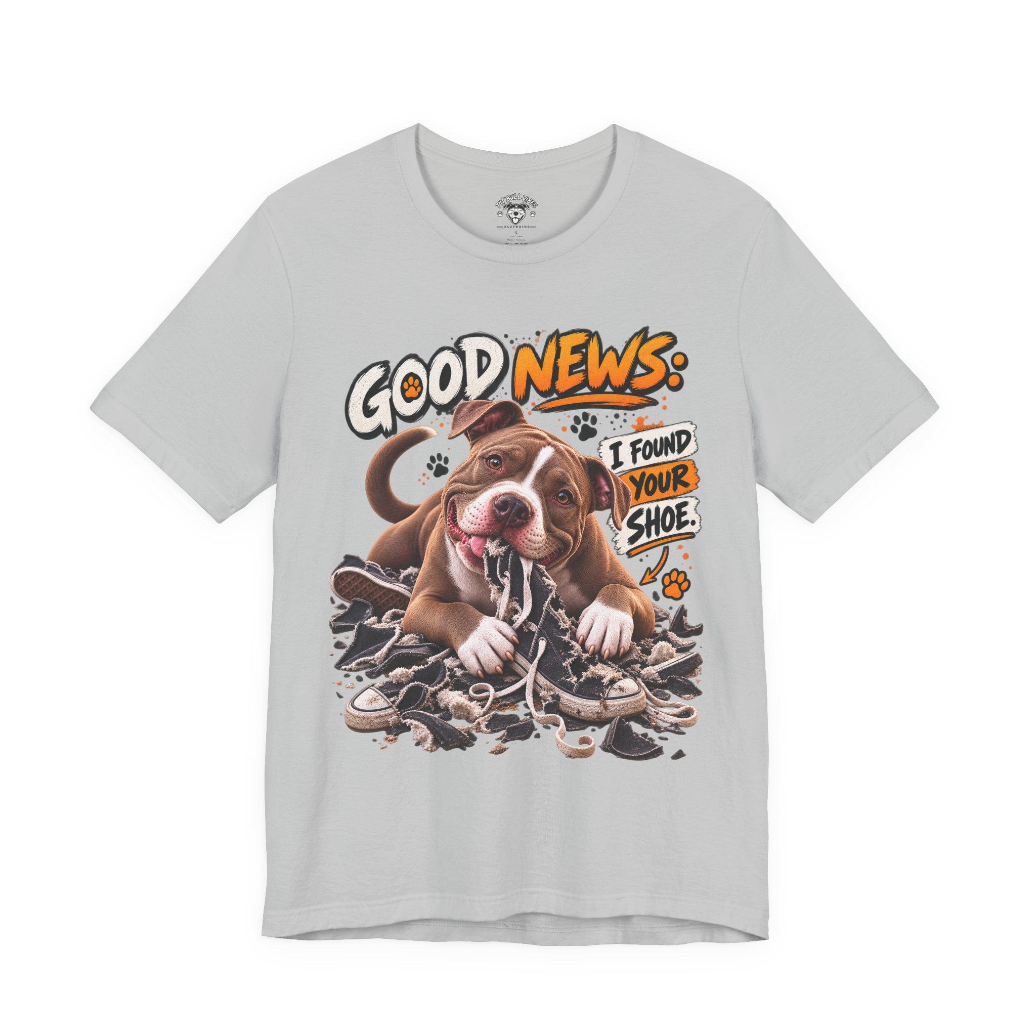 T‑Shirt - "Good News: I Found Your Shoe" Playful Puppy Graphic Tee - Image 13