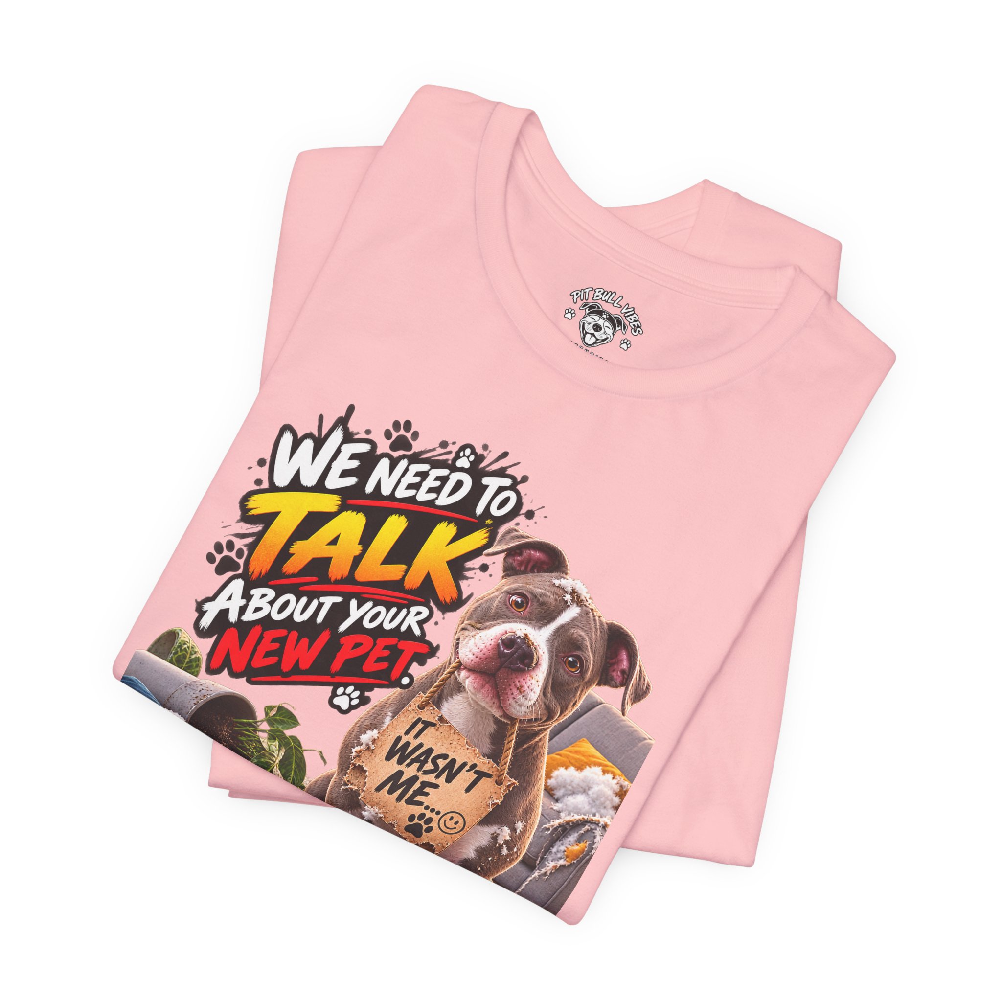 Dog and Irobot Graphic Tee - "We Need to Talk About Your New Pet" T-Shirt - Image 31