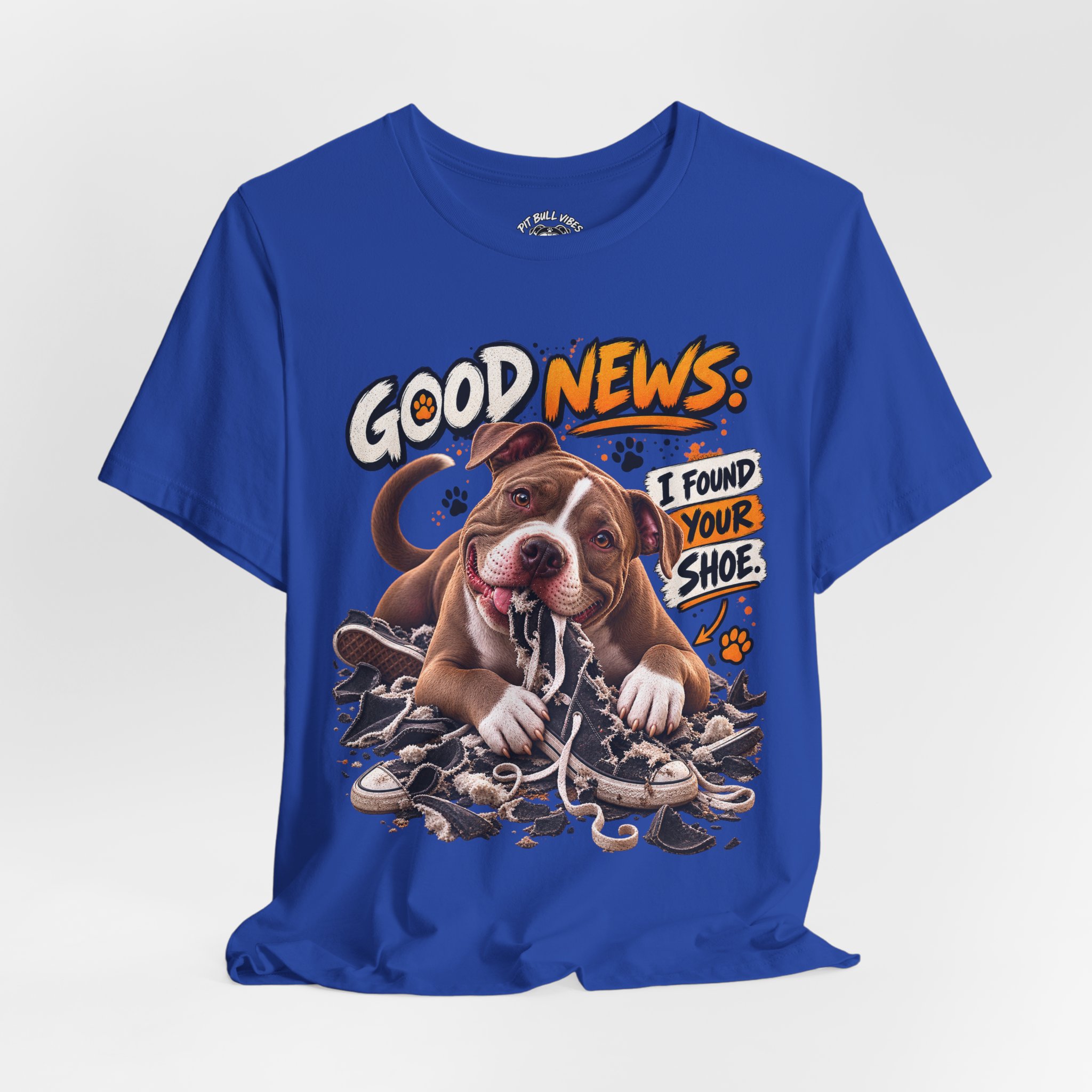 T‑Shirt - "Good News: I Found Your Shoe" Playful Puppy Graphic Tee - Image 5