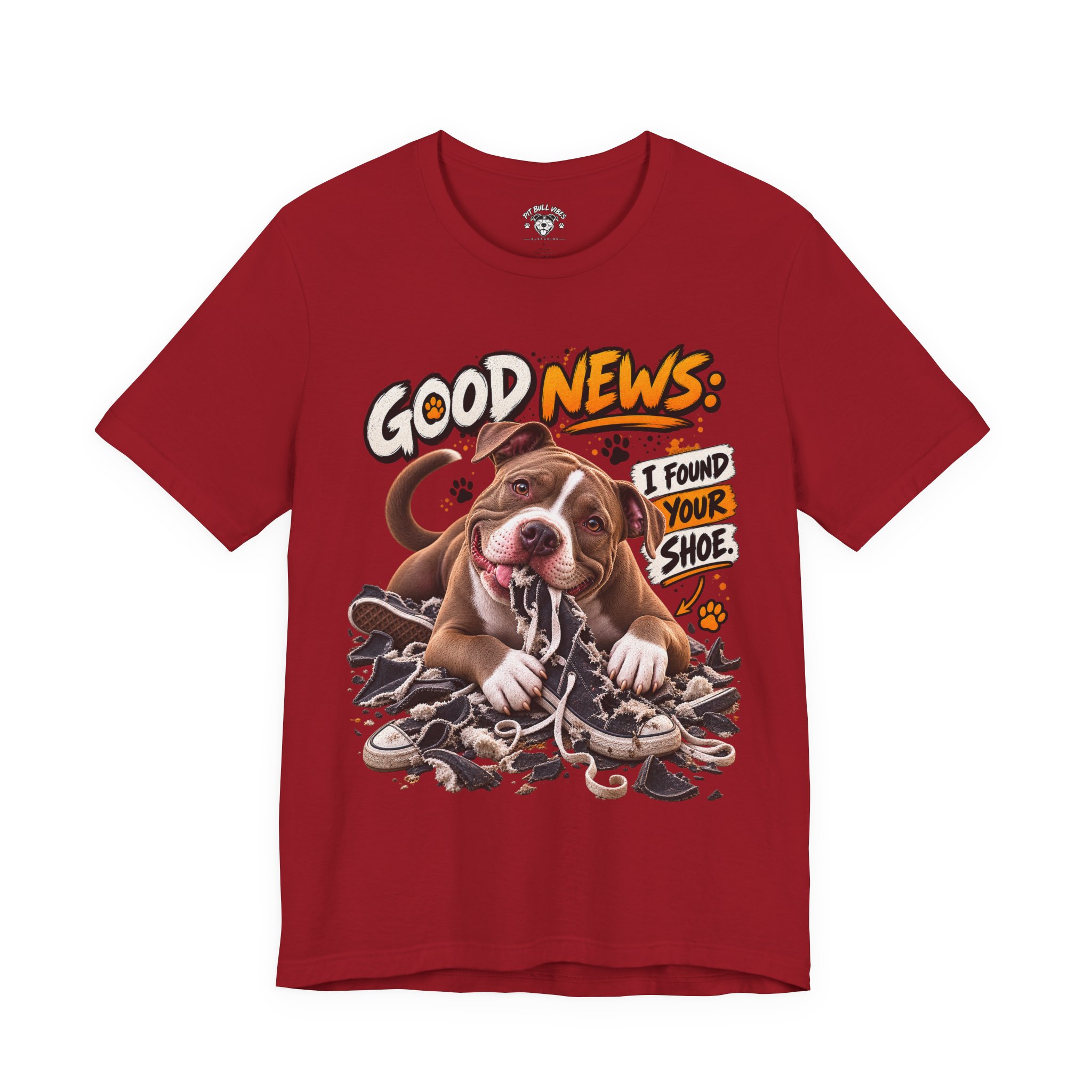 T‑Shirt - "Good News: I Found Your Shoe" Playful Puppy Graphic Tee - Image 33