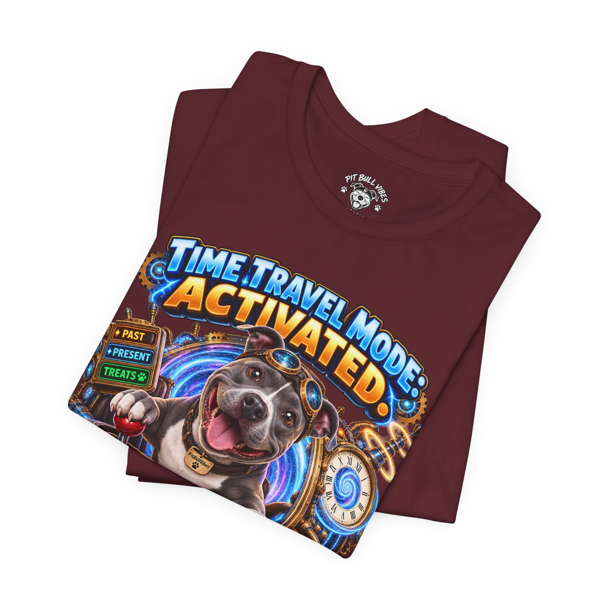 Time Travel Mode Activated Dog Tee — "I Came for the Future Treats" - Image 31