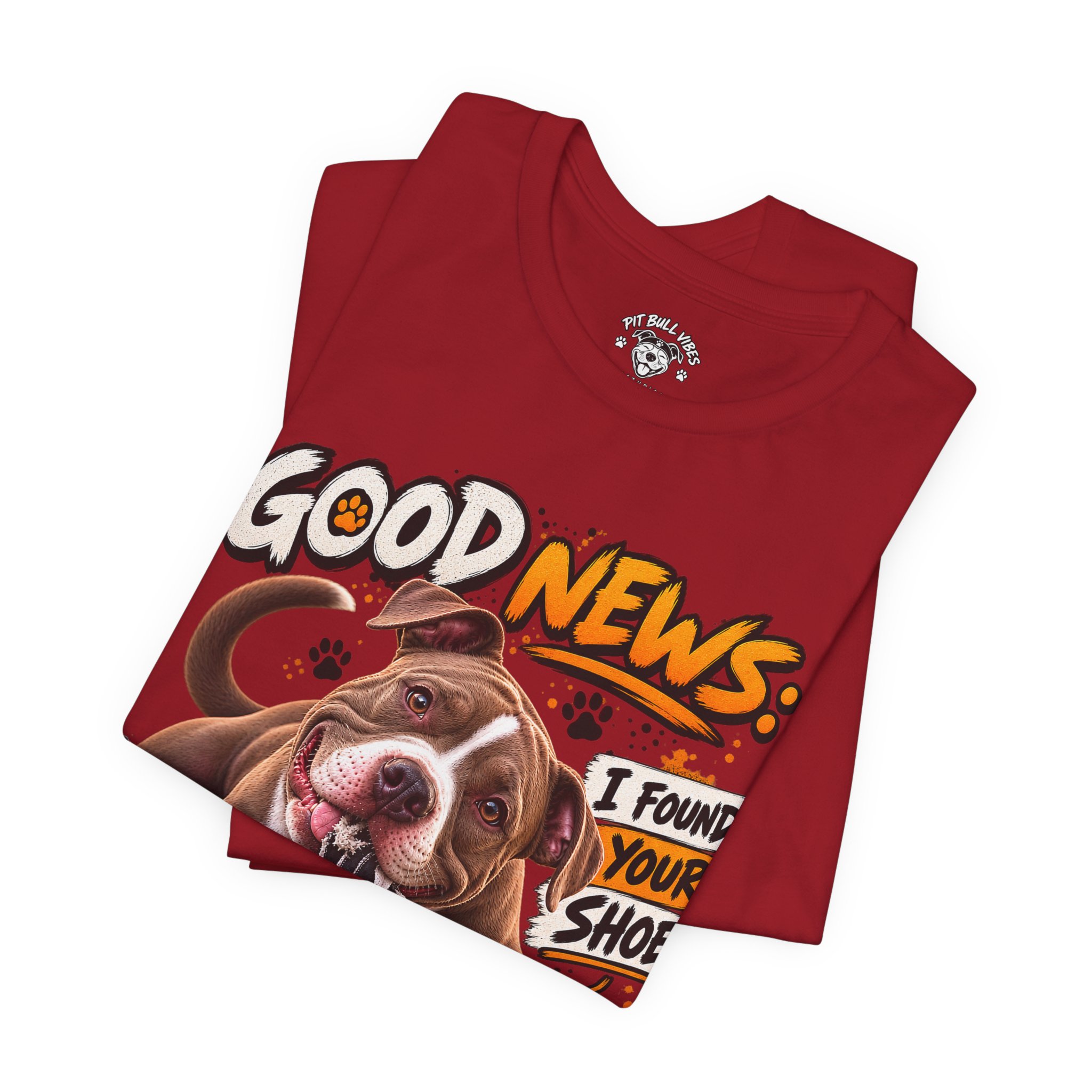 T‑Shirt - "Good News: I Found Your Shoe" Playful Puppy Graphic Tee - Image 35