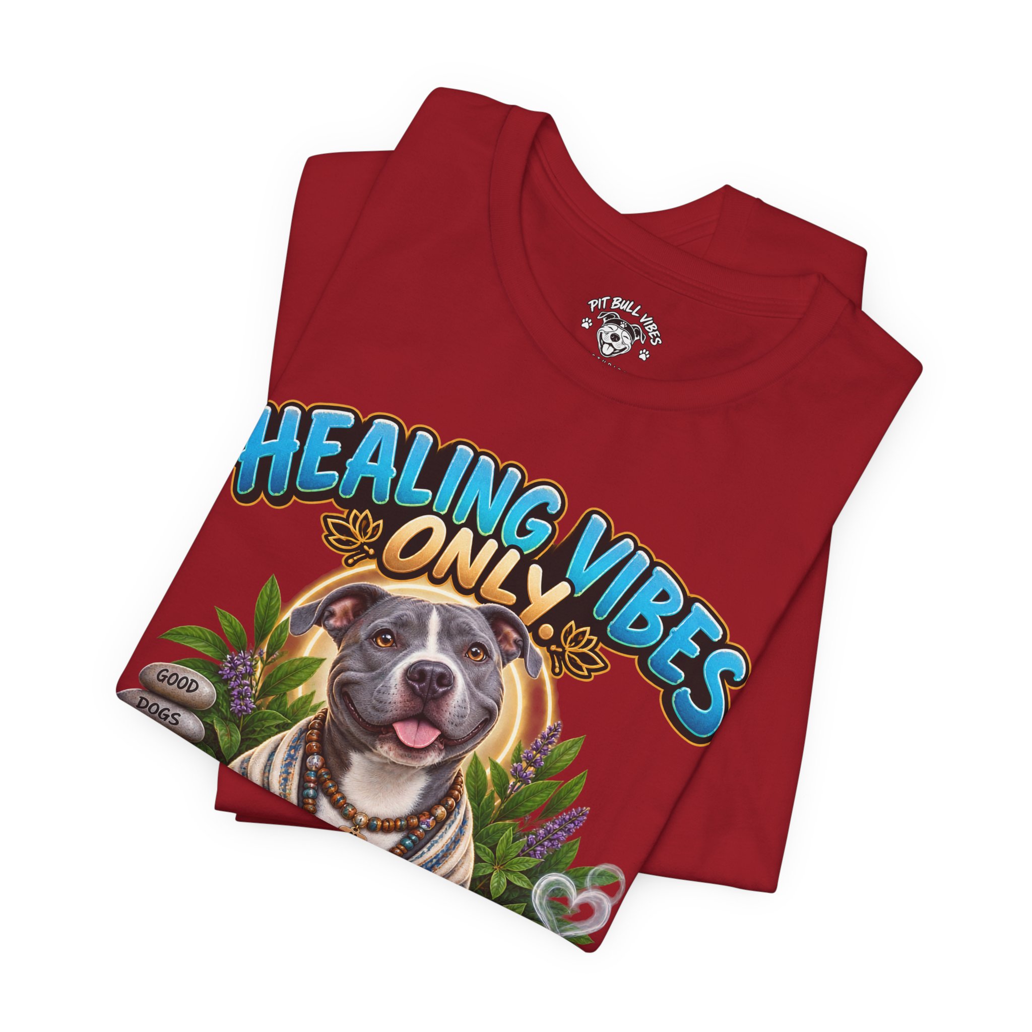 Healing Vibes Only Tee — "Negative Energy Out, Treats In" Dog Graphic T‑Shirt - Image 39