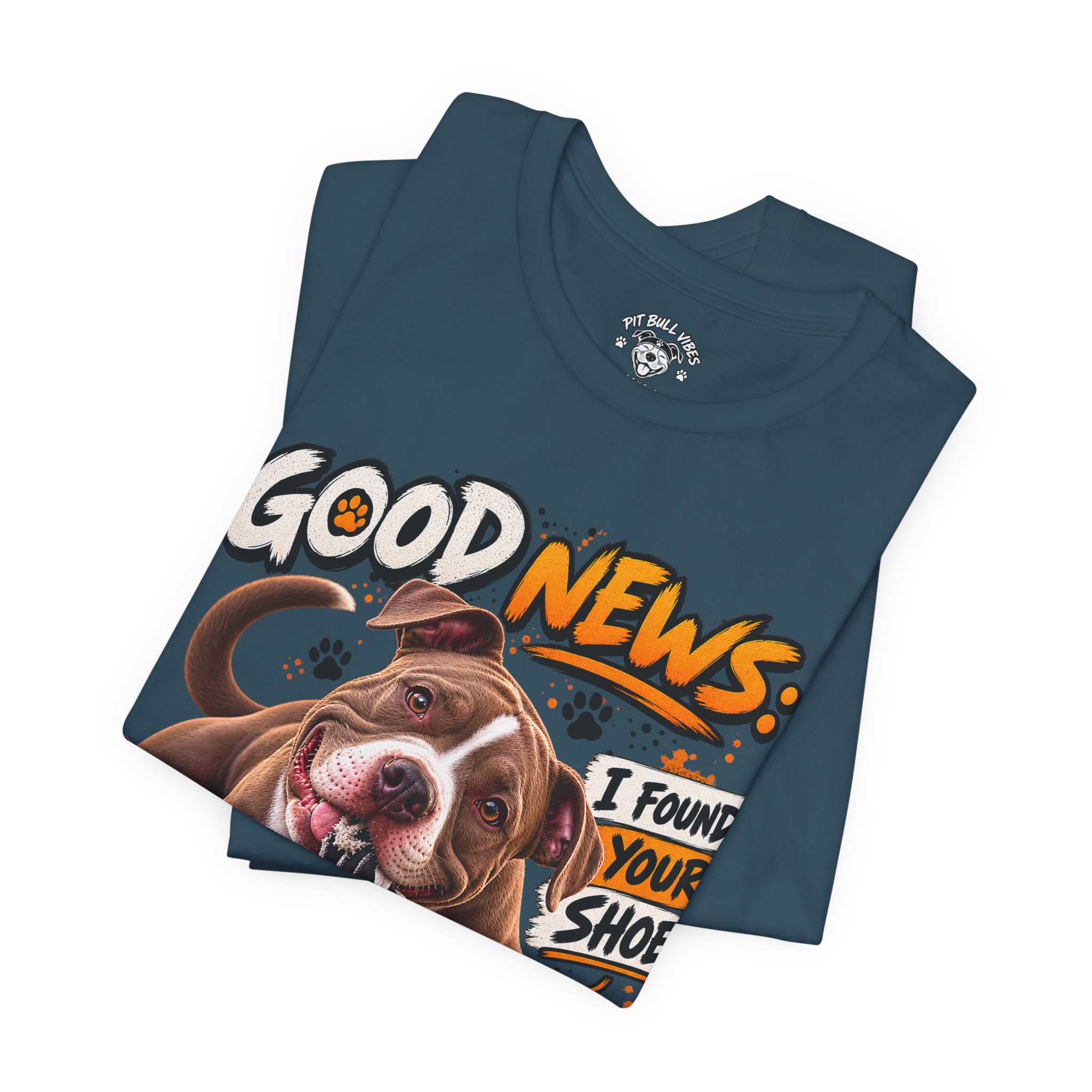 T‑Shirt - "Good News: I Found Your Shoe" Playful Puppy Graphic Tee - Image 23