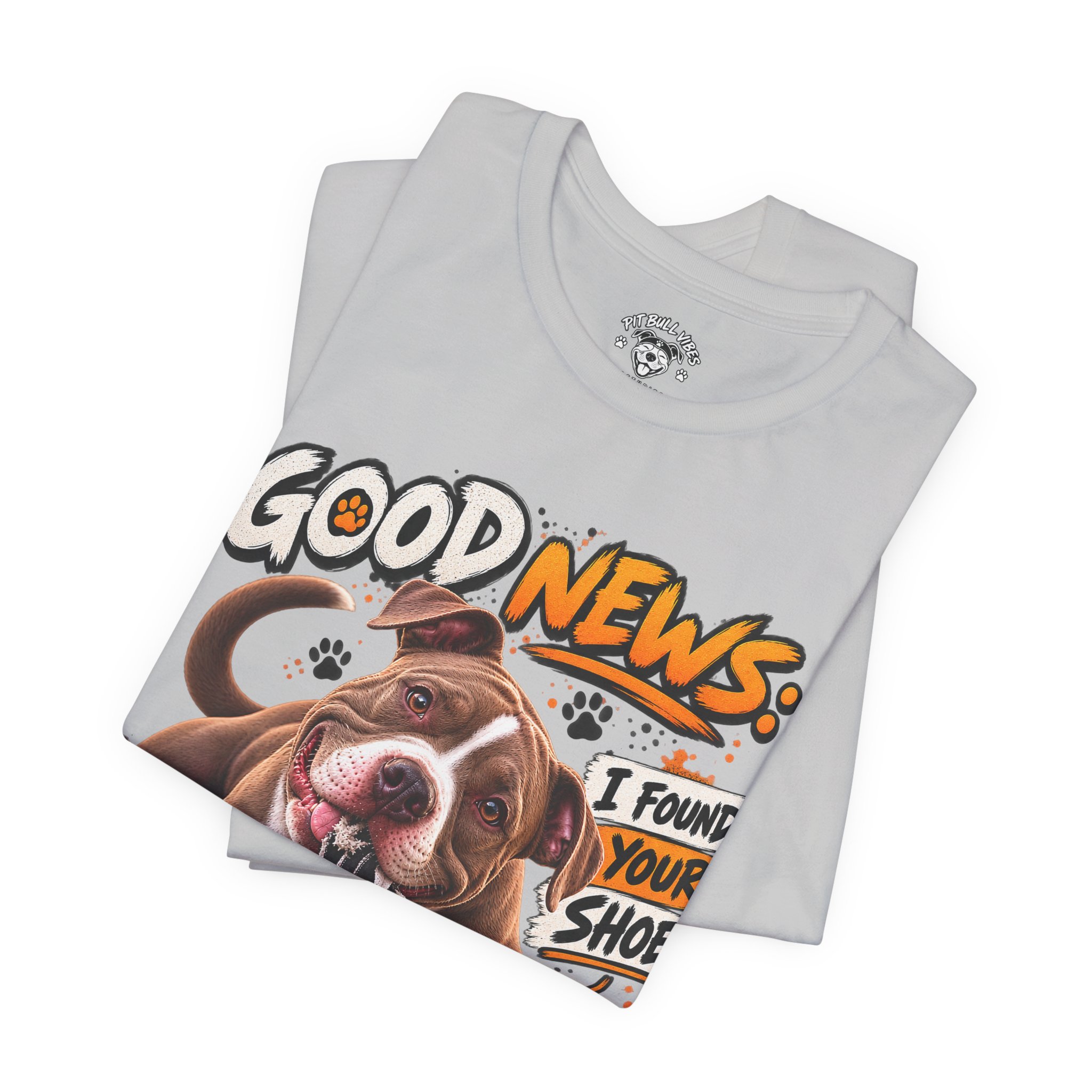 T‑Shirt - "Good News: I Found Your Shoe" Playful Puppy Graphic Tee - Image 15