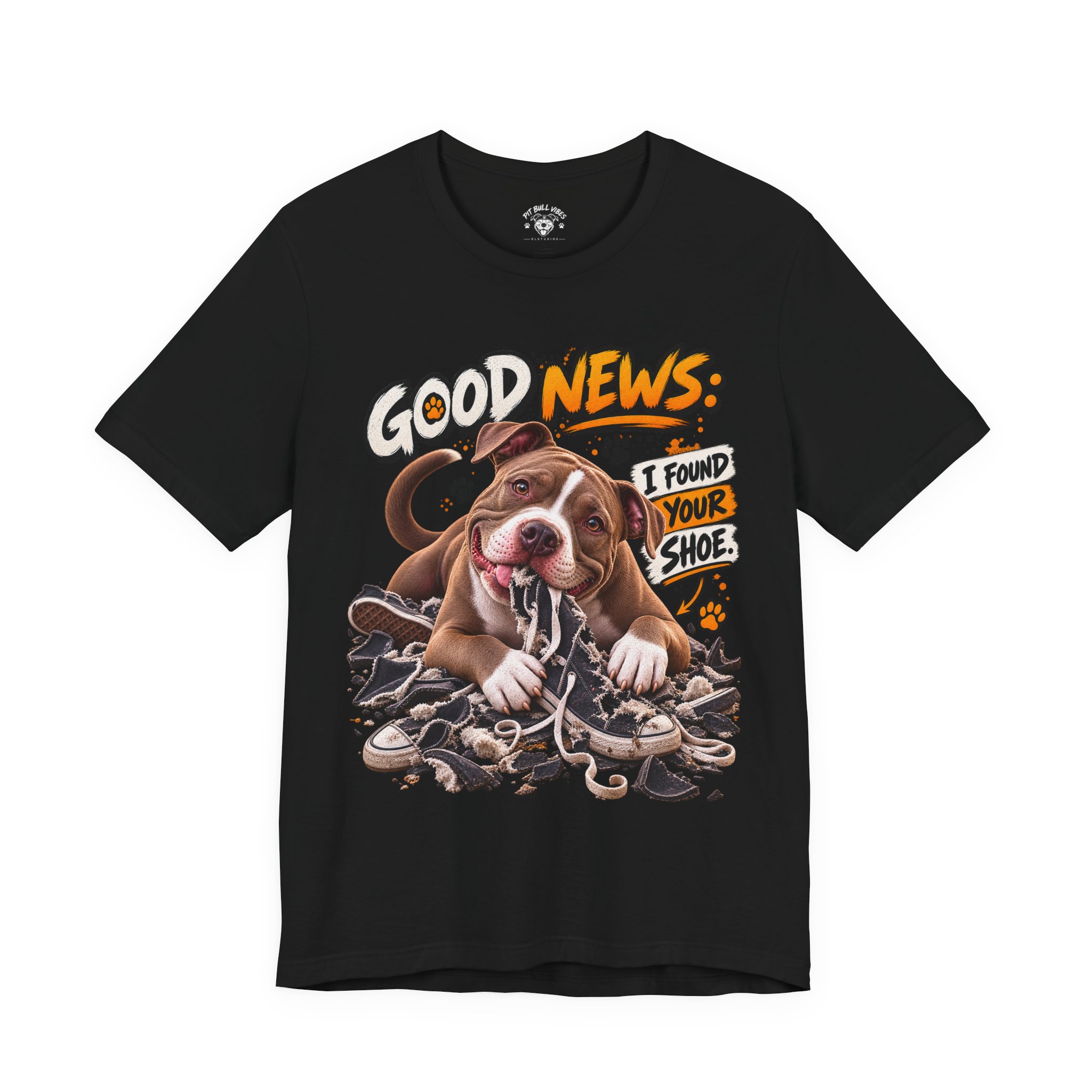 T‑Shirt - "Good News: I Found Your Shoe" Playful Puppy Graphic Tee - Image 17