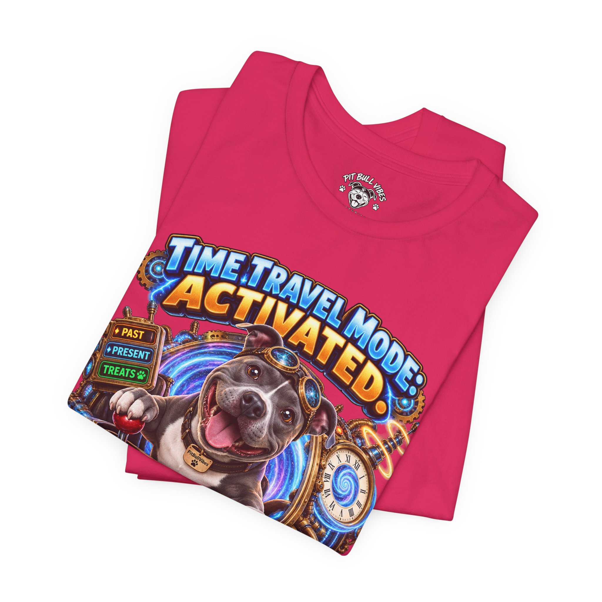 Time Travel Mode Activated Dog Tee — "I Came for the Future Treats" - Image 27