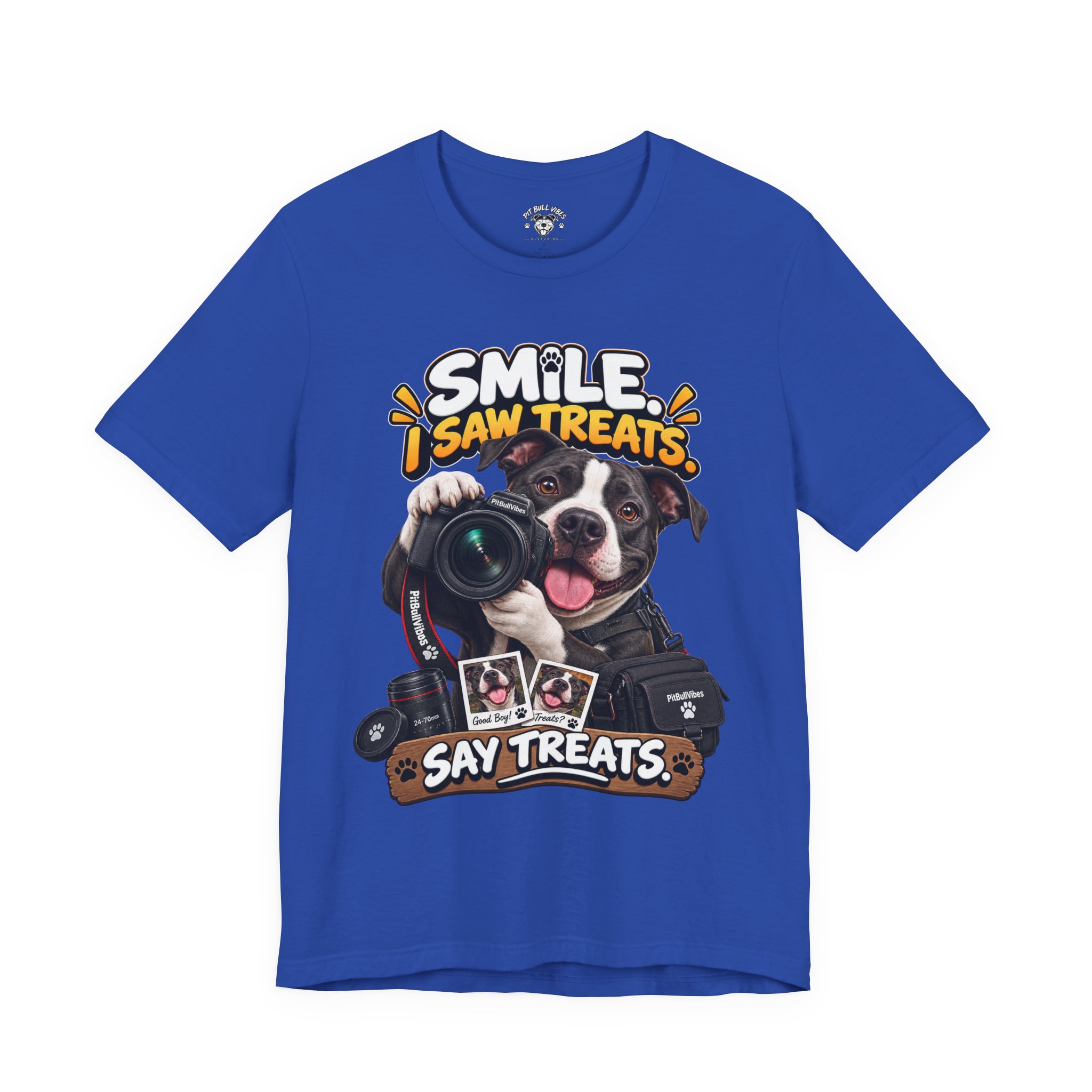 Smile, I Saw Treats! Dog Camera T-Shirt - Image 17