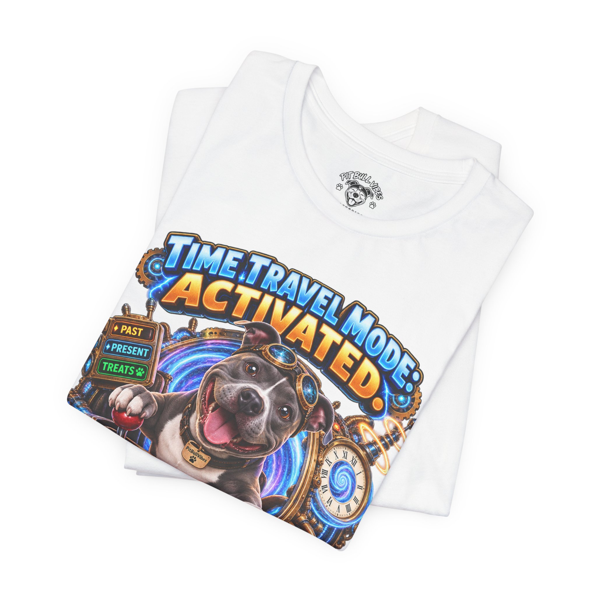 Time Travel Mode Activated Dog Tee — "I Came for the Future Treats" - Image 7