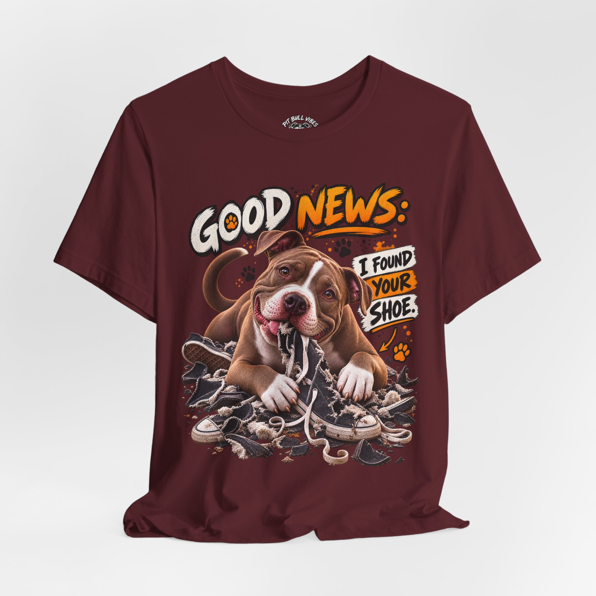 T‑Shirt - "Good News: I Found Your Shoe" Playful Puppy Graphic Tee - Image 28