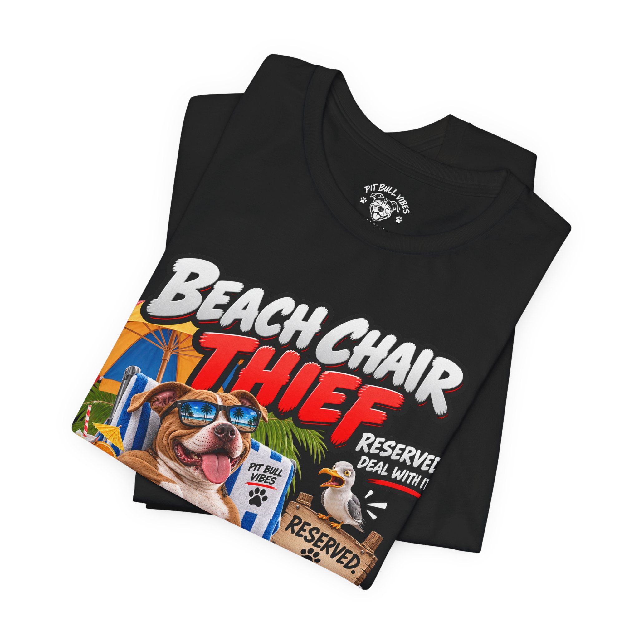 Beach Chair Thief Graphic Tee - Image 11